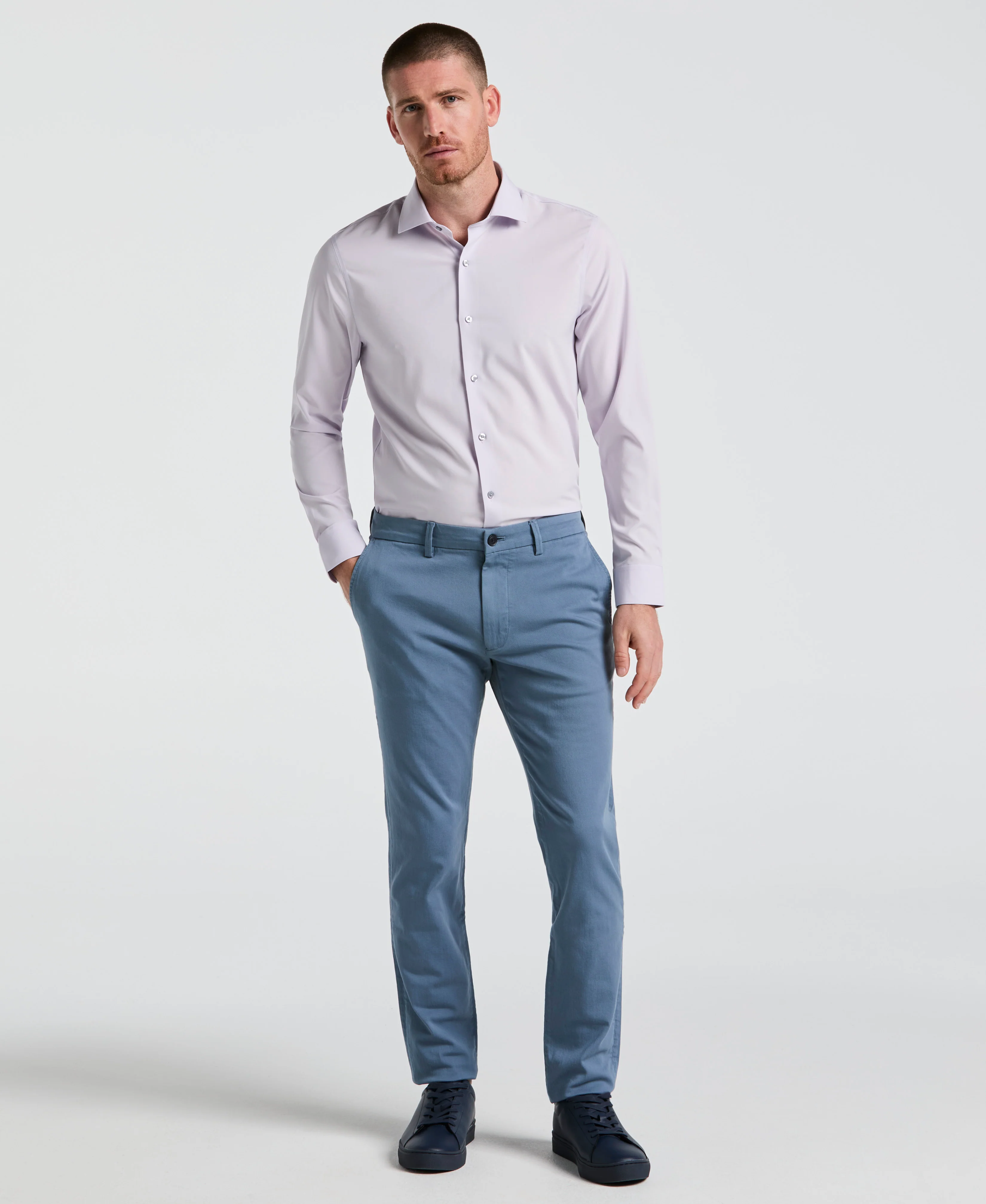 Performance Tech Solid Dress Shirt