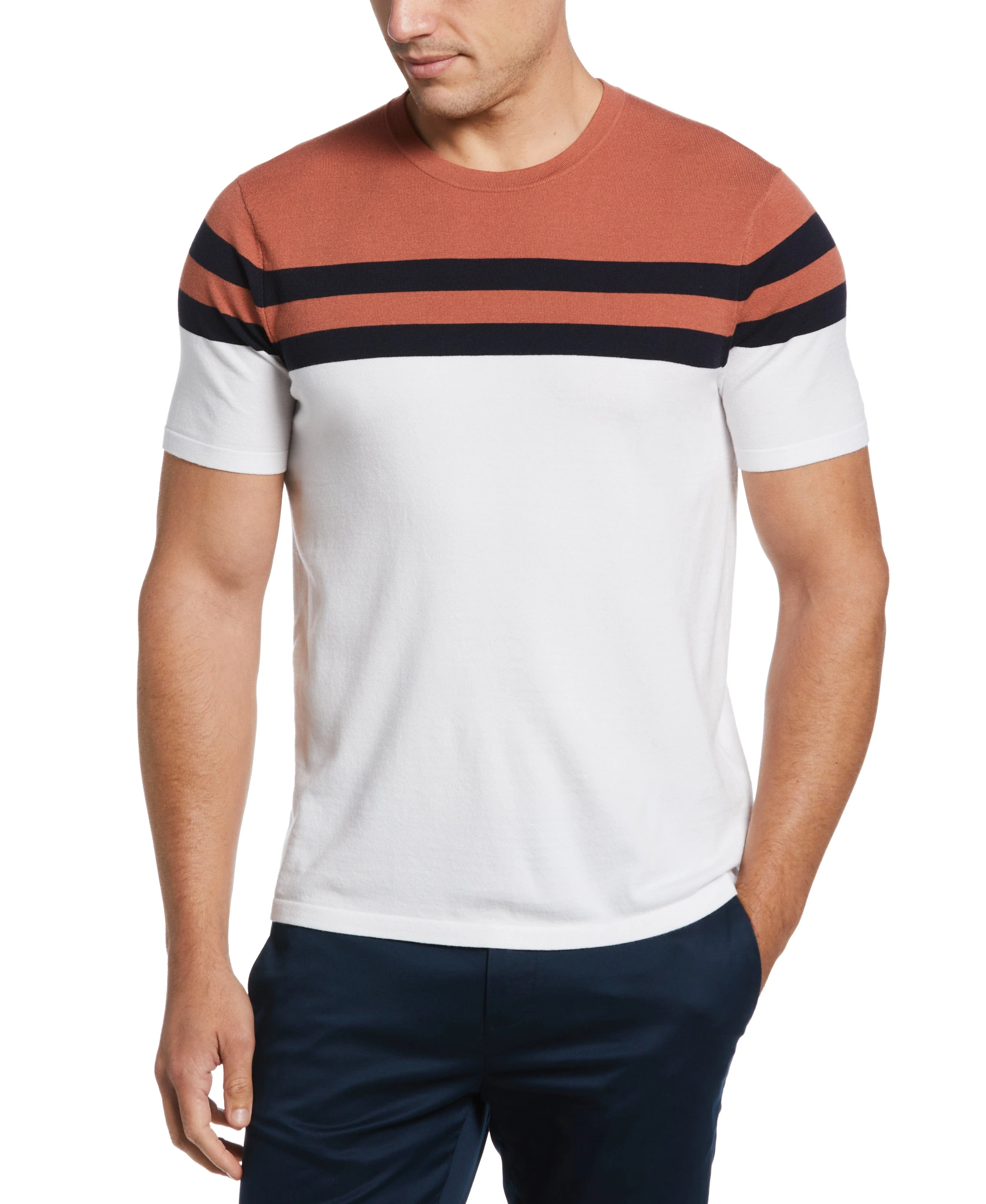 Tech Knit Chest Stripe Tee