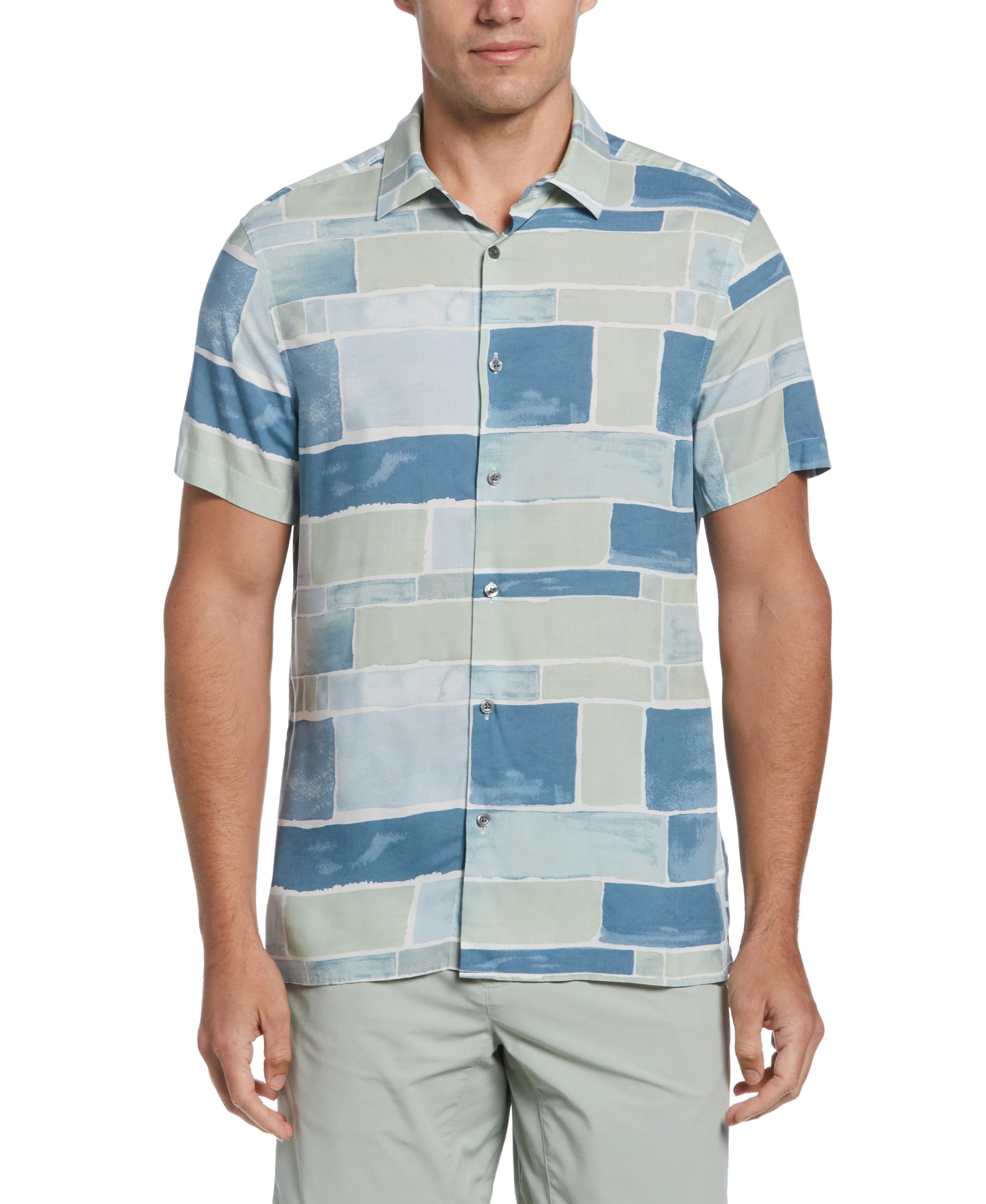 Soft Brick Print Shirt