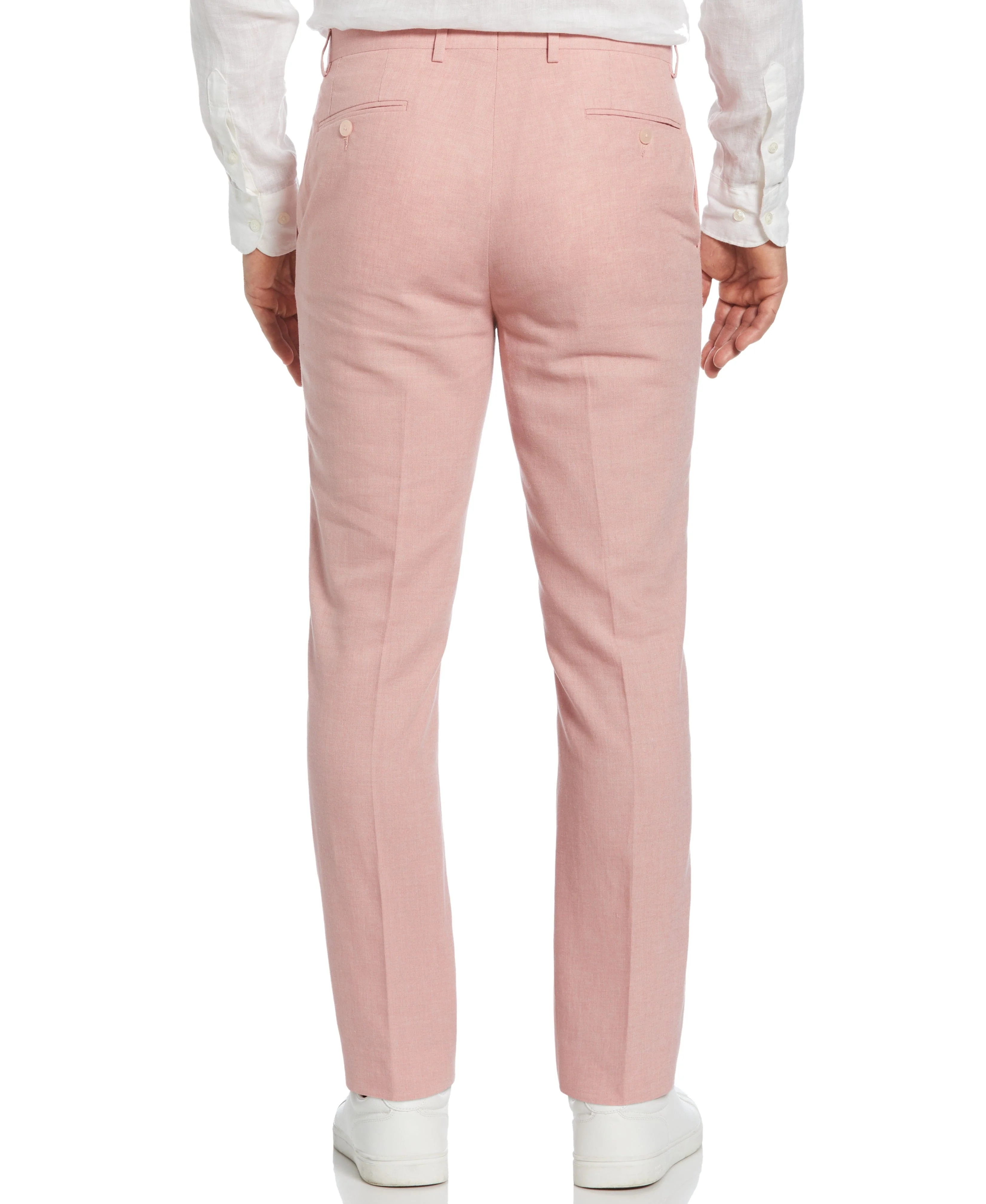 Slim Fit Linen Blend Suit Pant