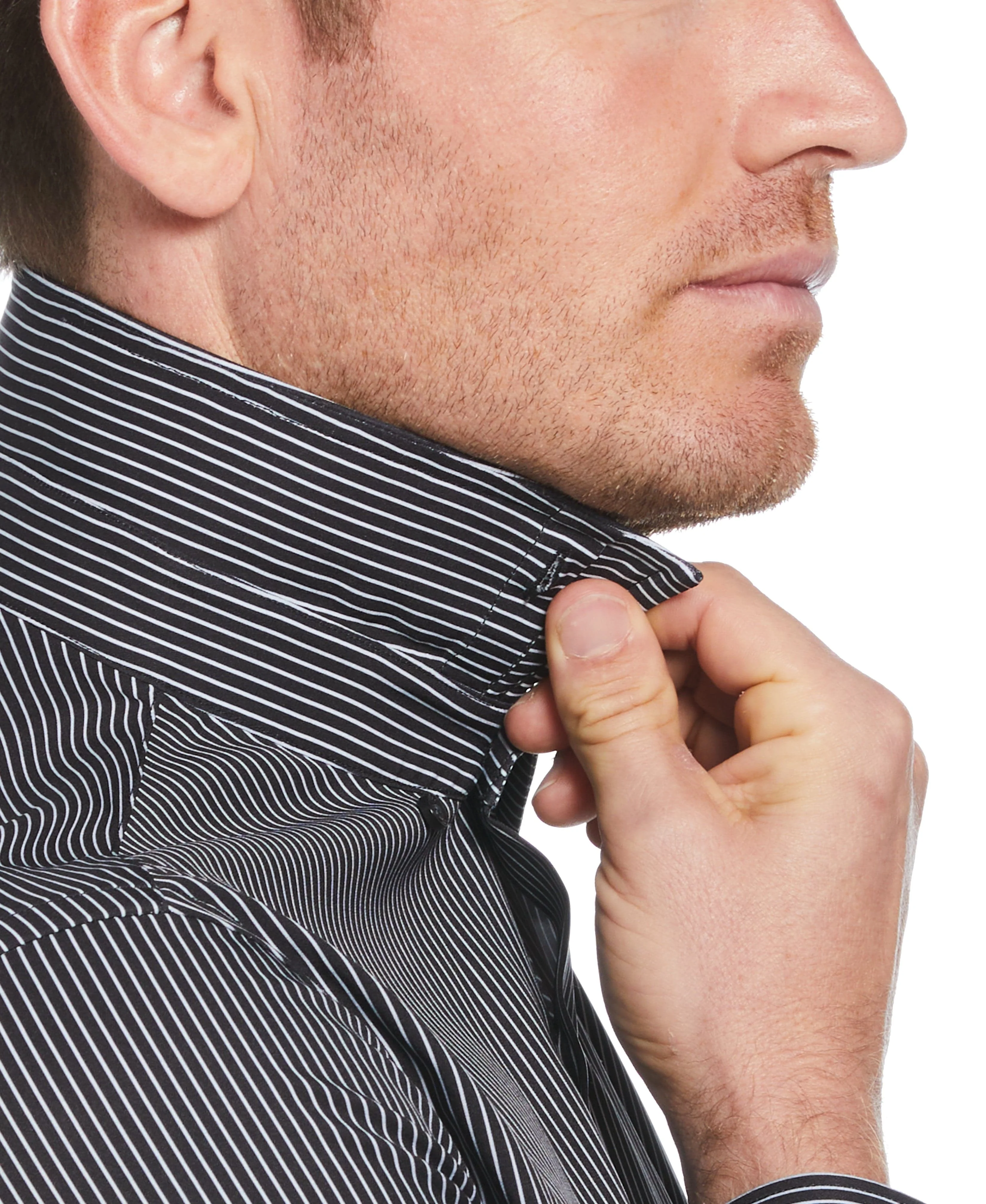Total Stretch Pinstripe Shirt
