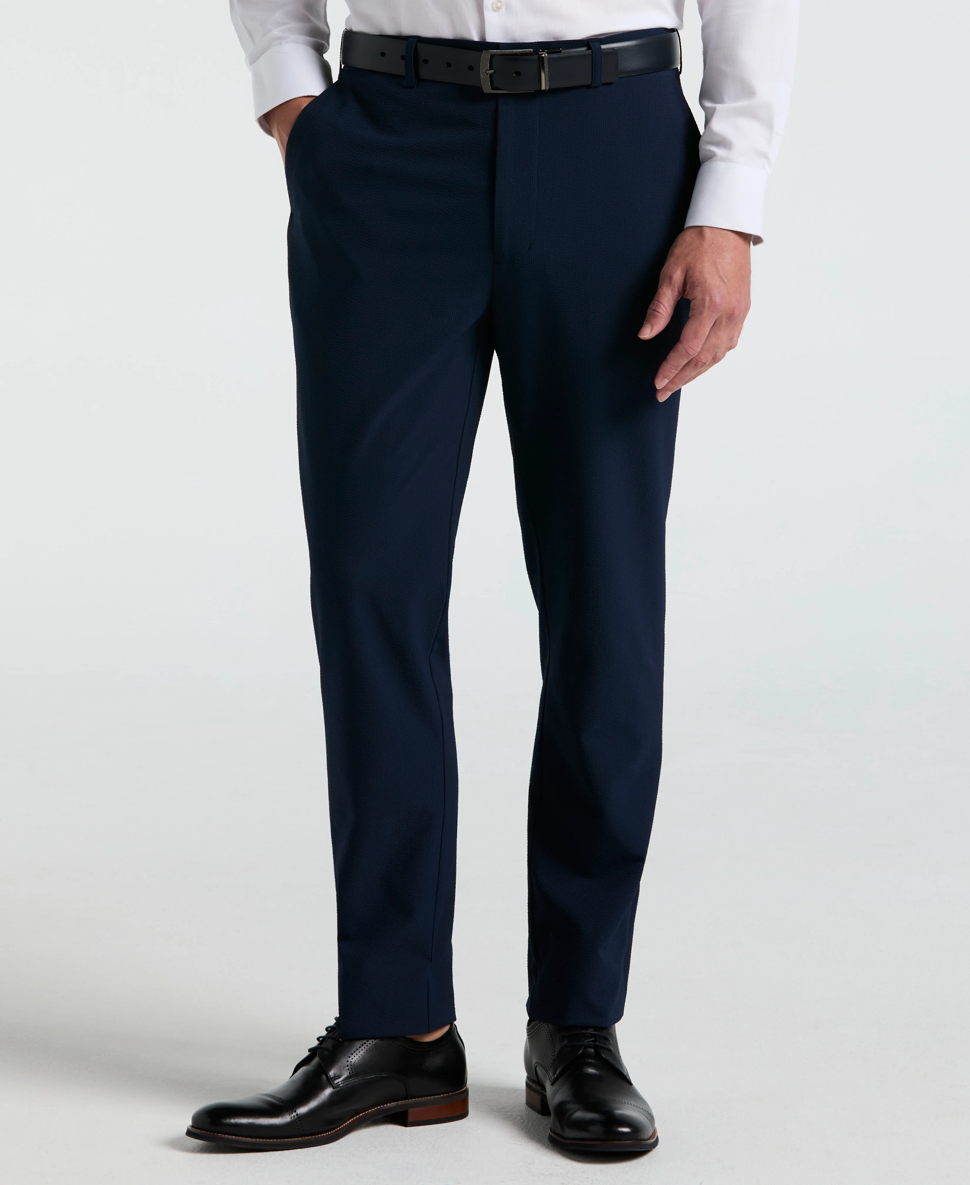 Slim Fit Seersucker Suit Pant