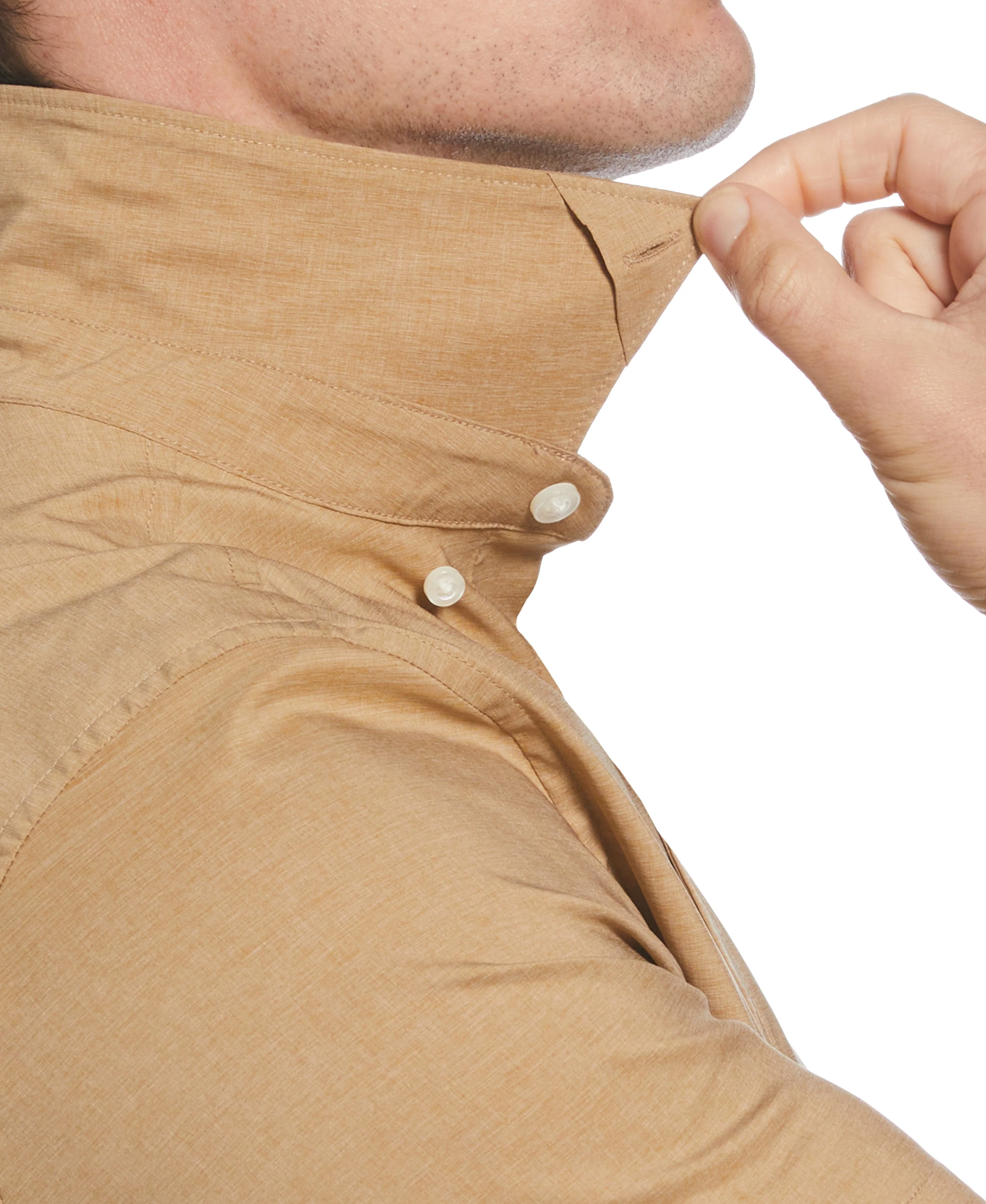 Big & Tall Total Stretch Heather Shirt