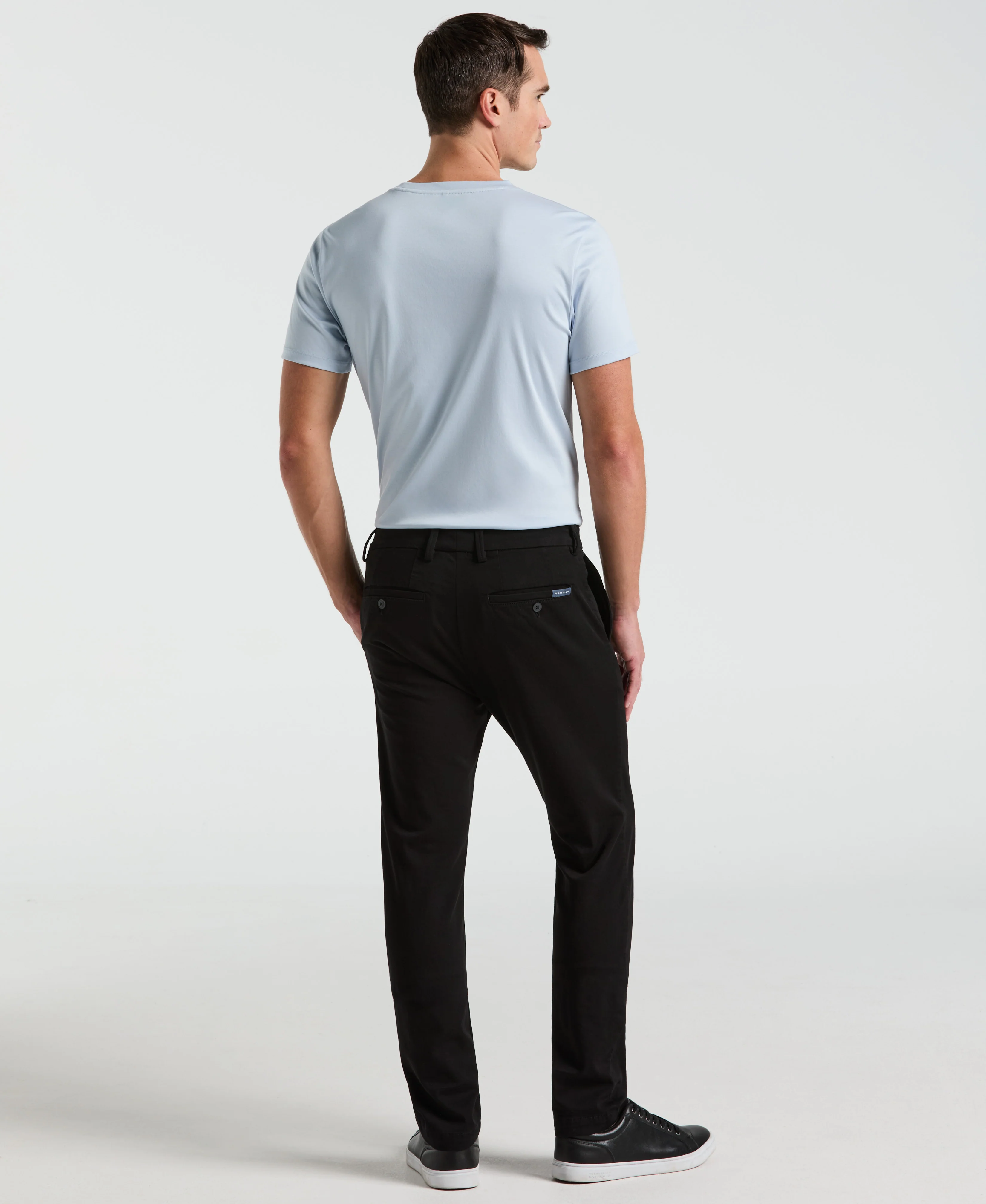 Slim Fit Dyed Solid Twill Chino Pant