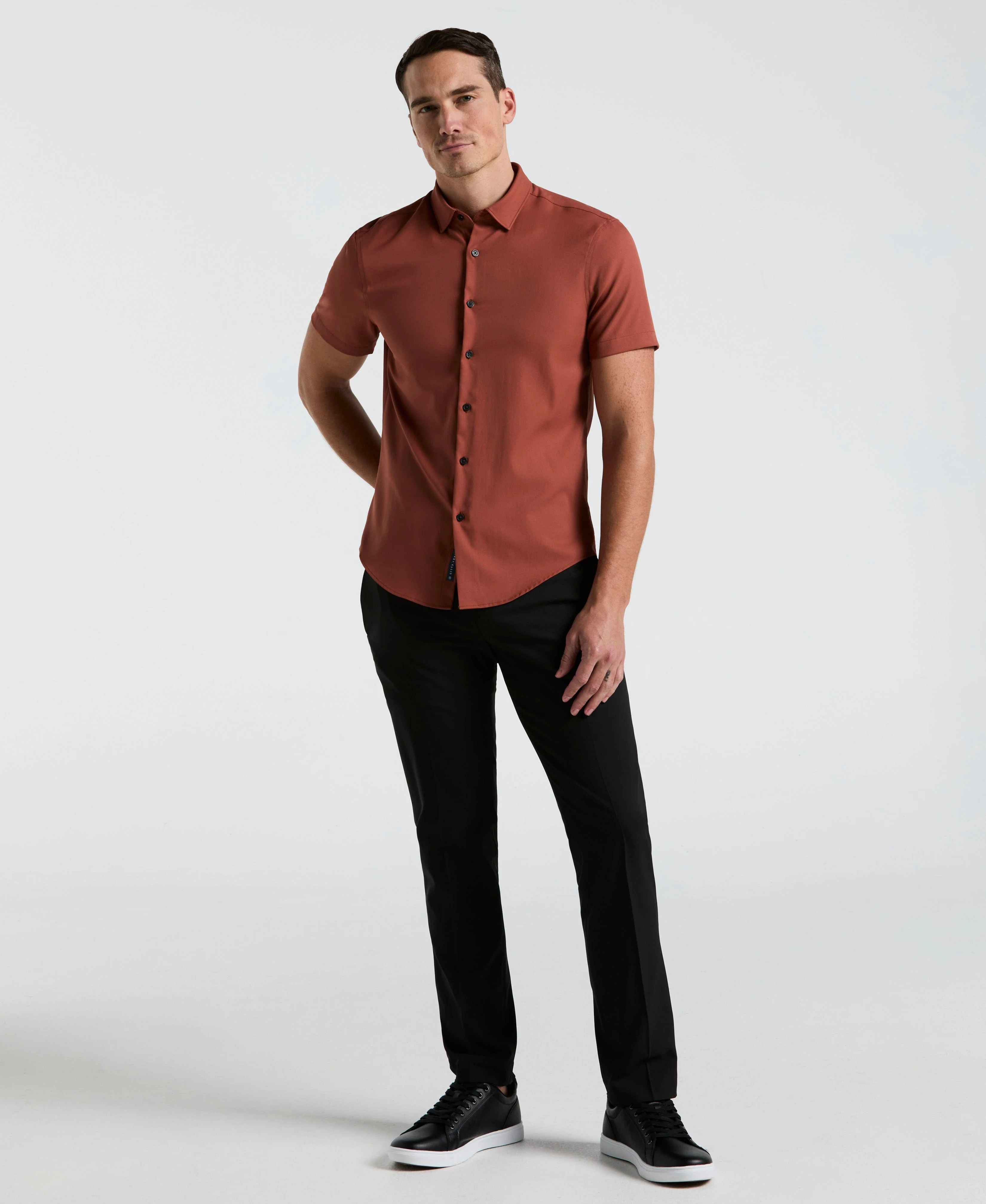 Slim Fit Total Stretch Solid Shirt
