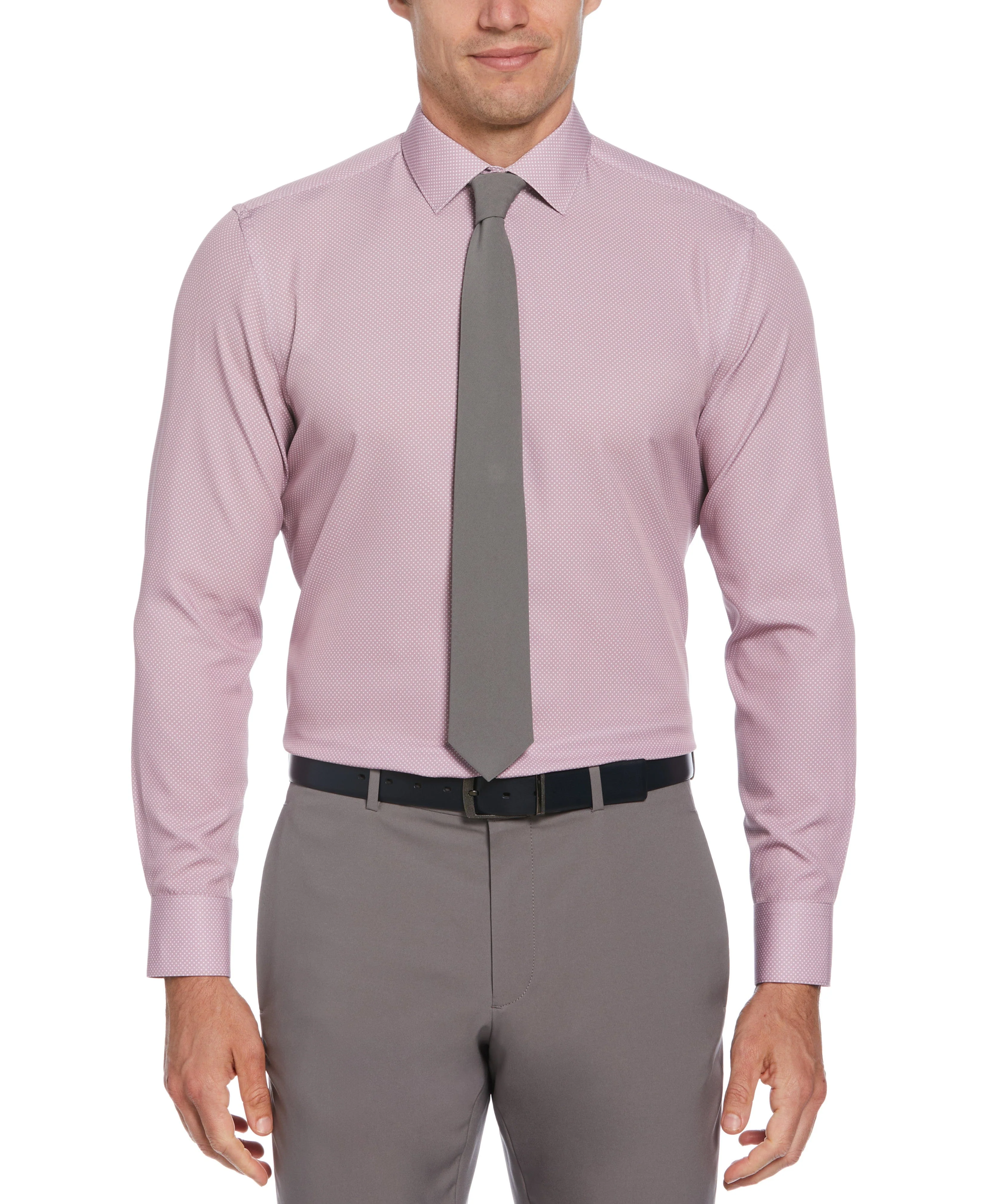 Slim Fit Total Stretch Dot Dress Shirt