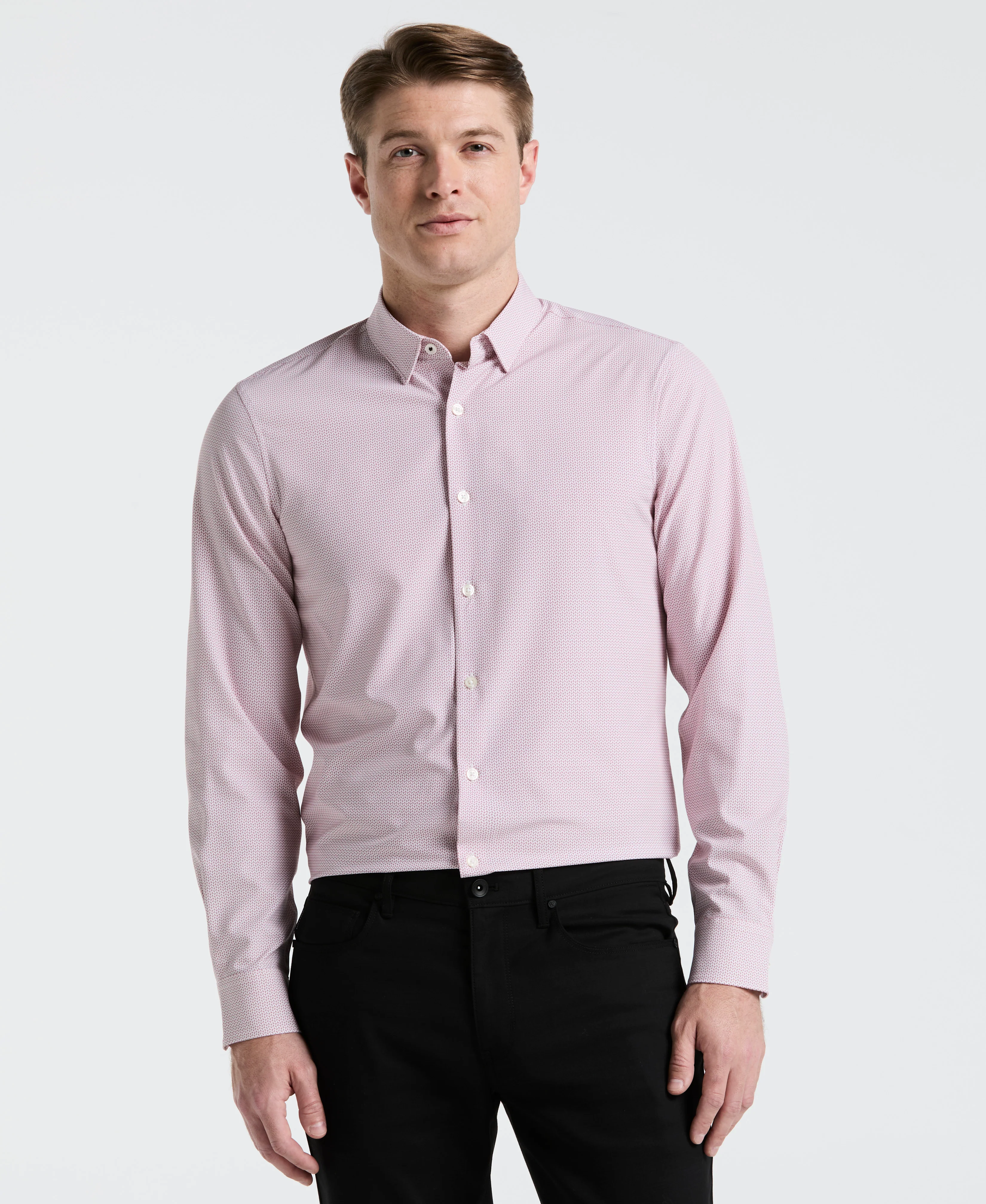 Slim Fit Float Total Stretch Pattern Shirt