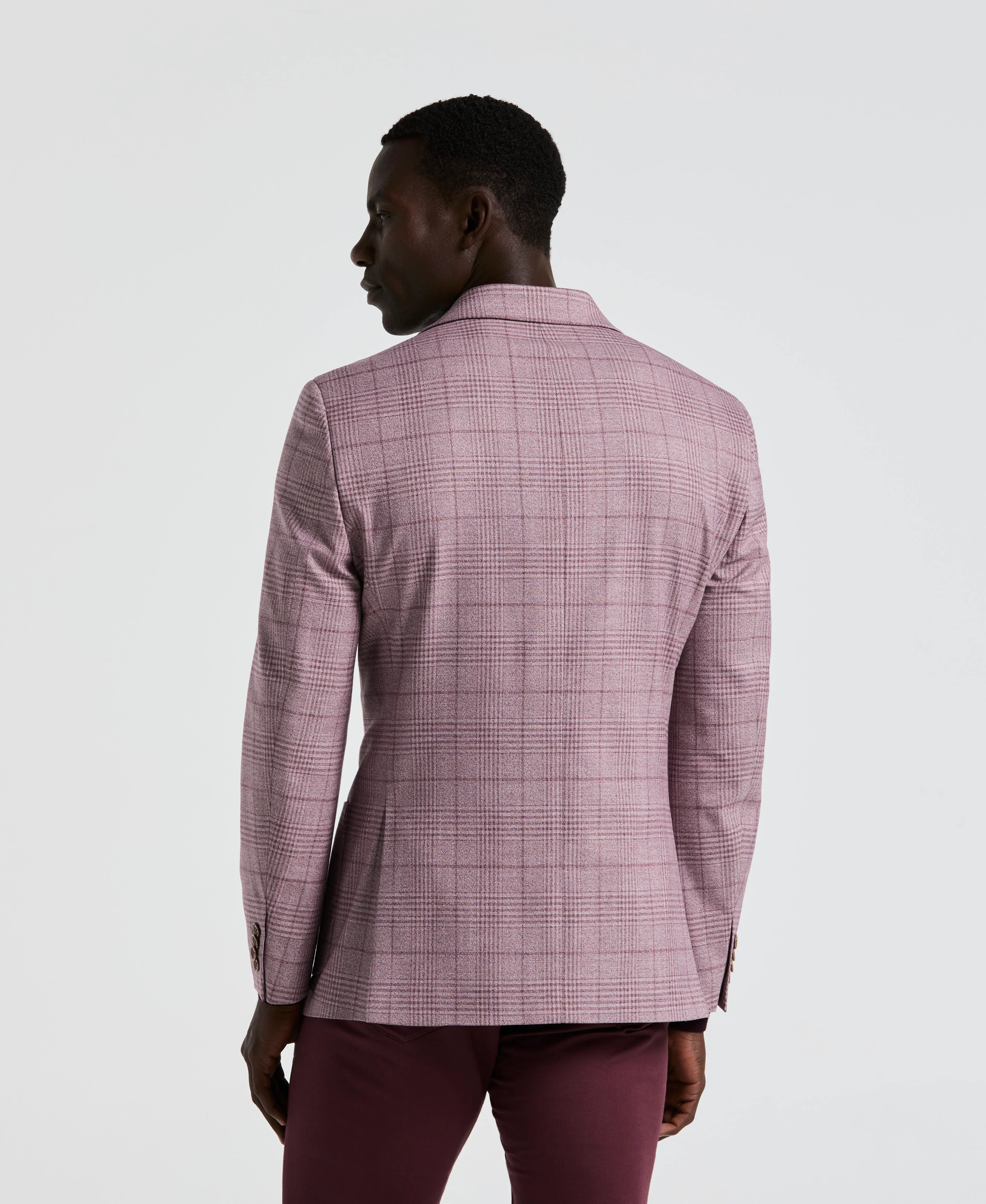Plaid Print Sports Coat