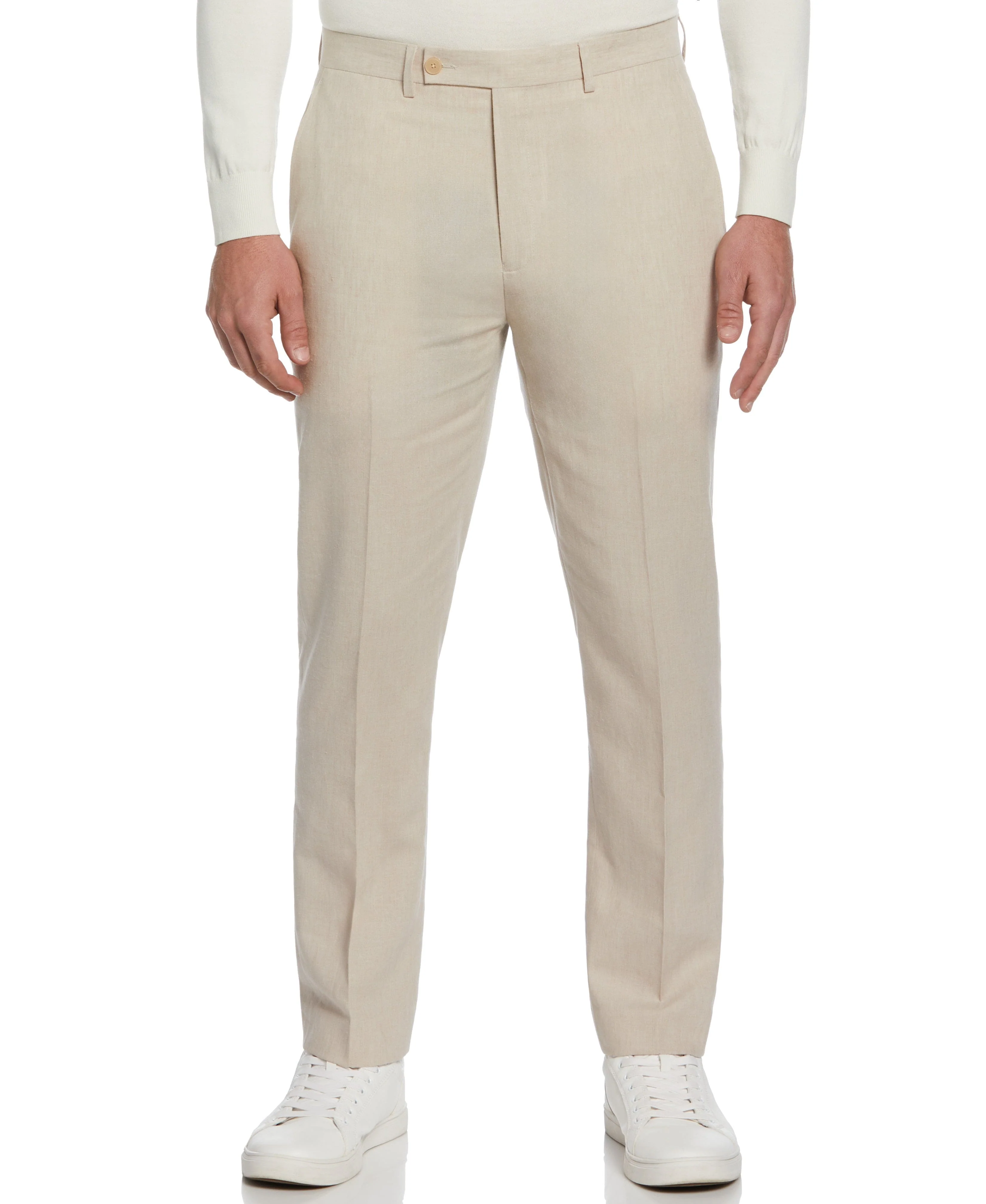Slim Fit Linen Blend Suit Pant