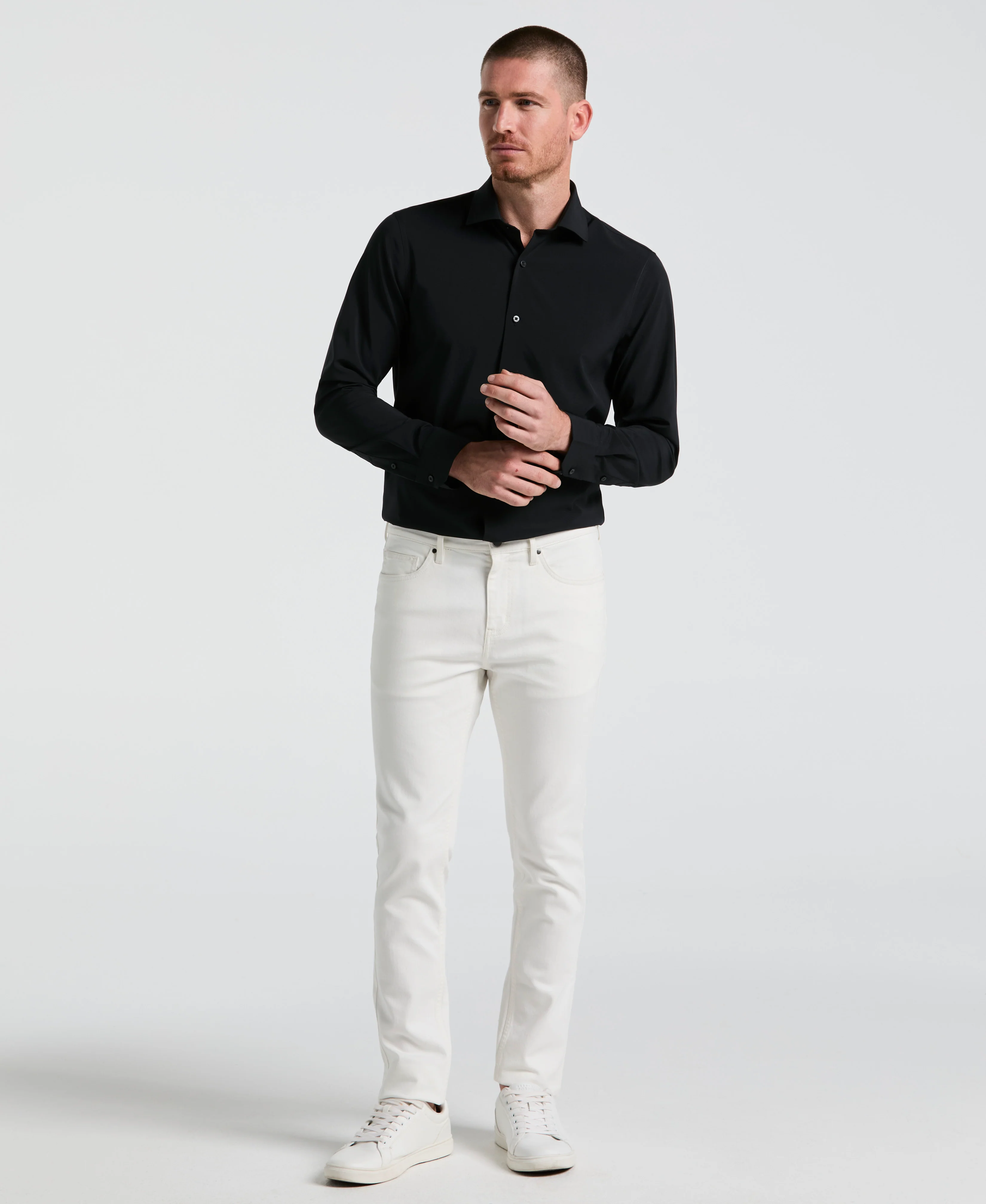 Performance Tech Solid Dress Shirt
