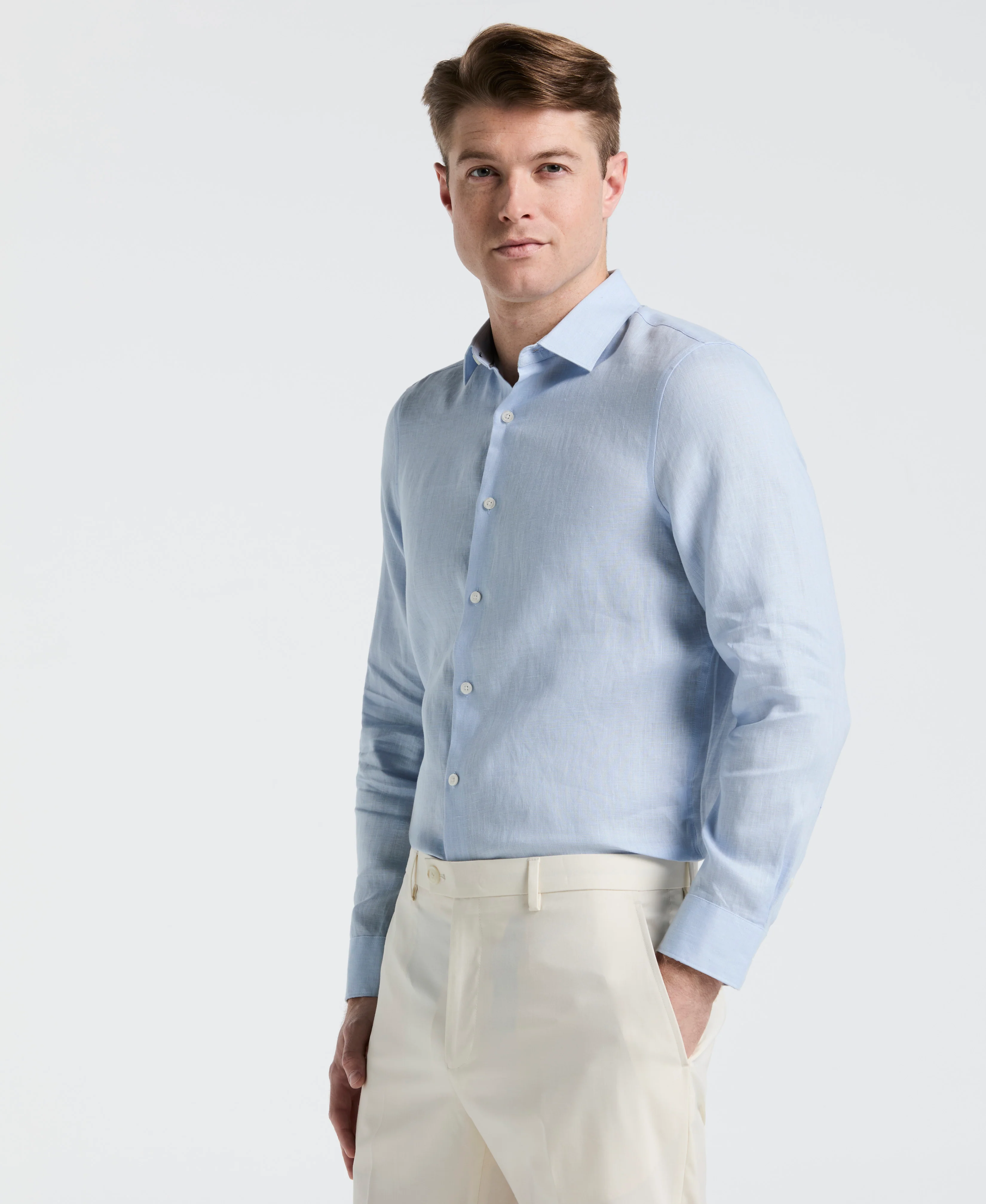 Solid Linen Shirt