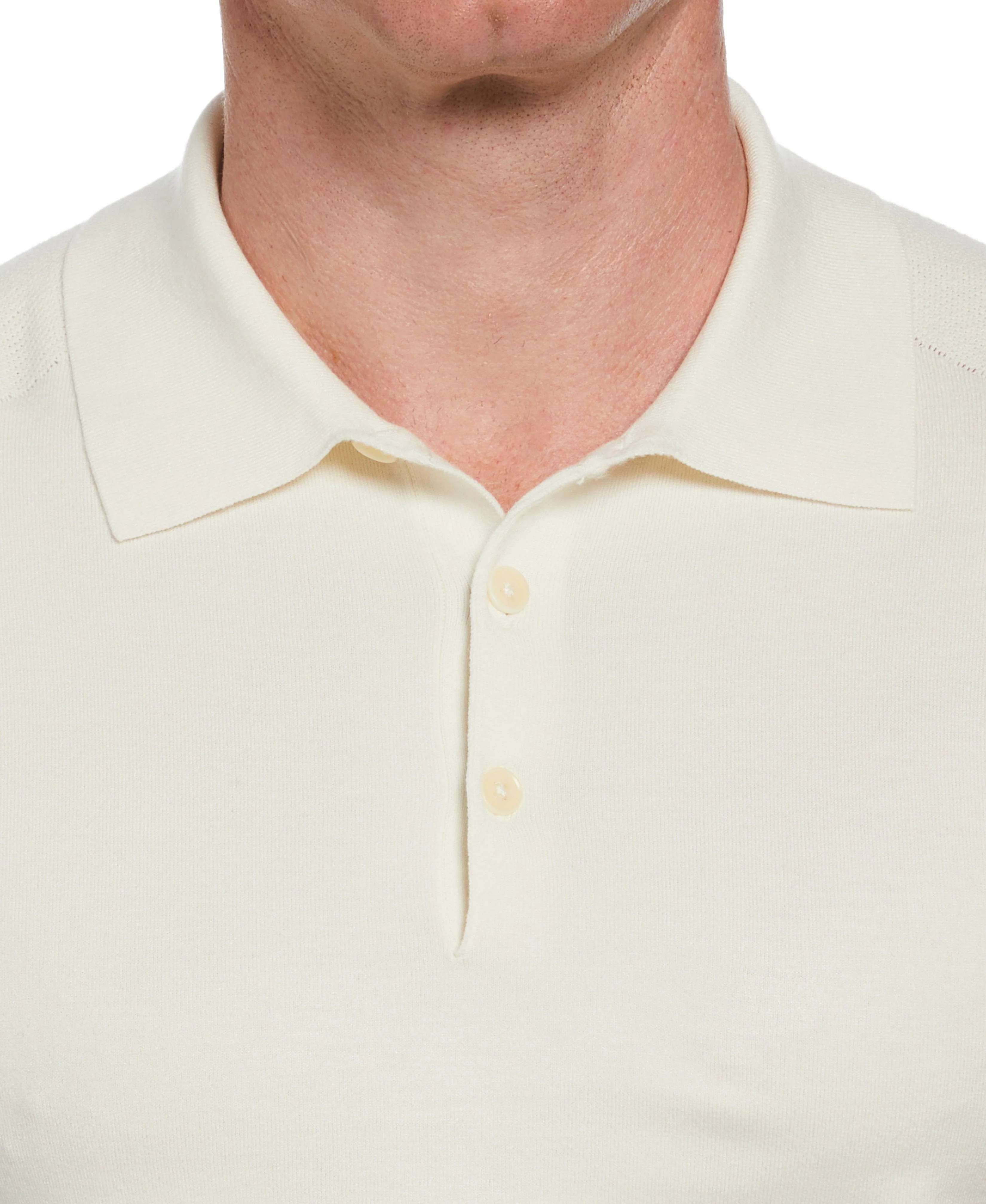 Solid Tech Knit Texture Polo