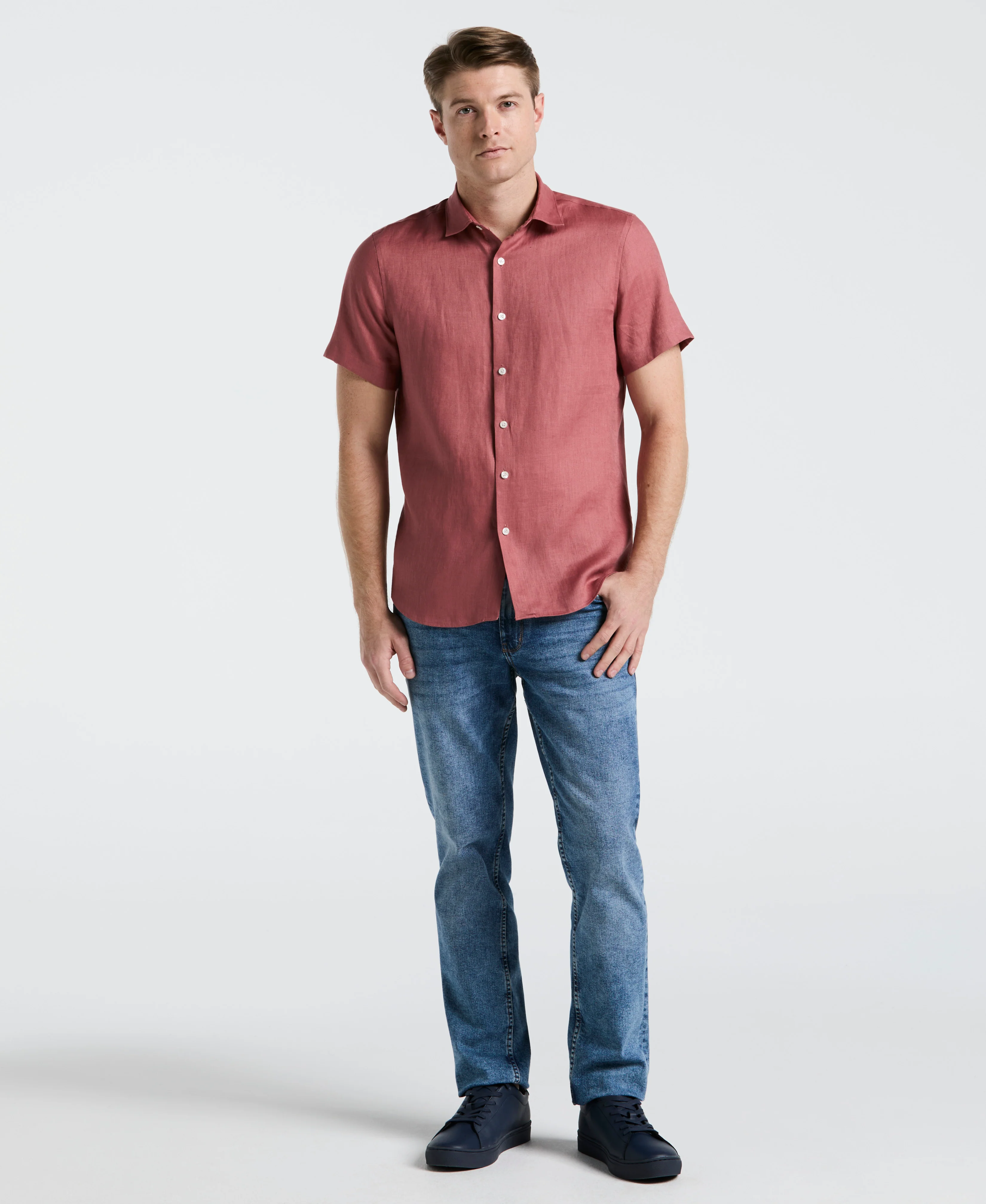 Solid Linen Shirt