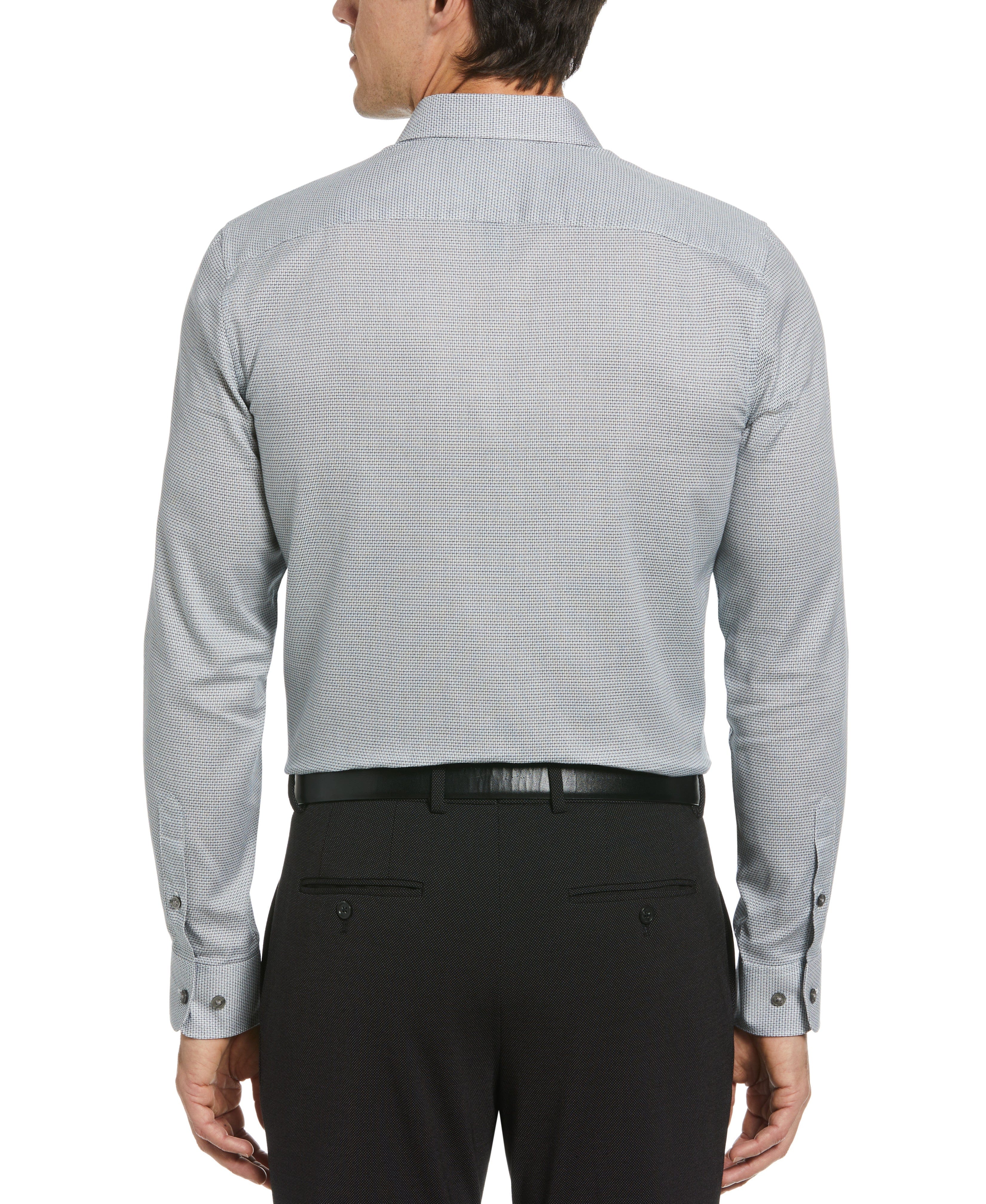 Cotton Dobby Check Dress Shirt