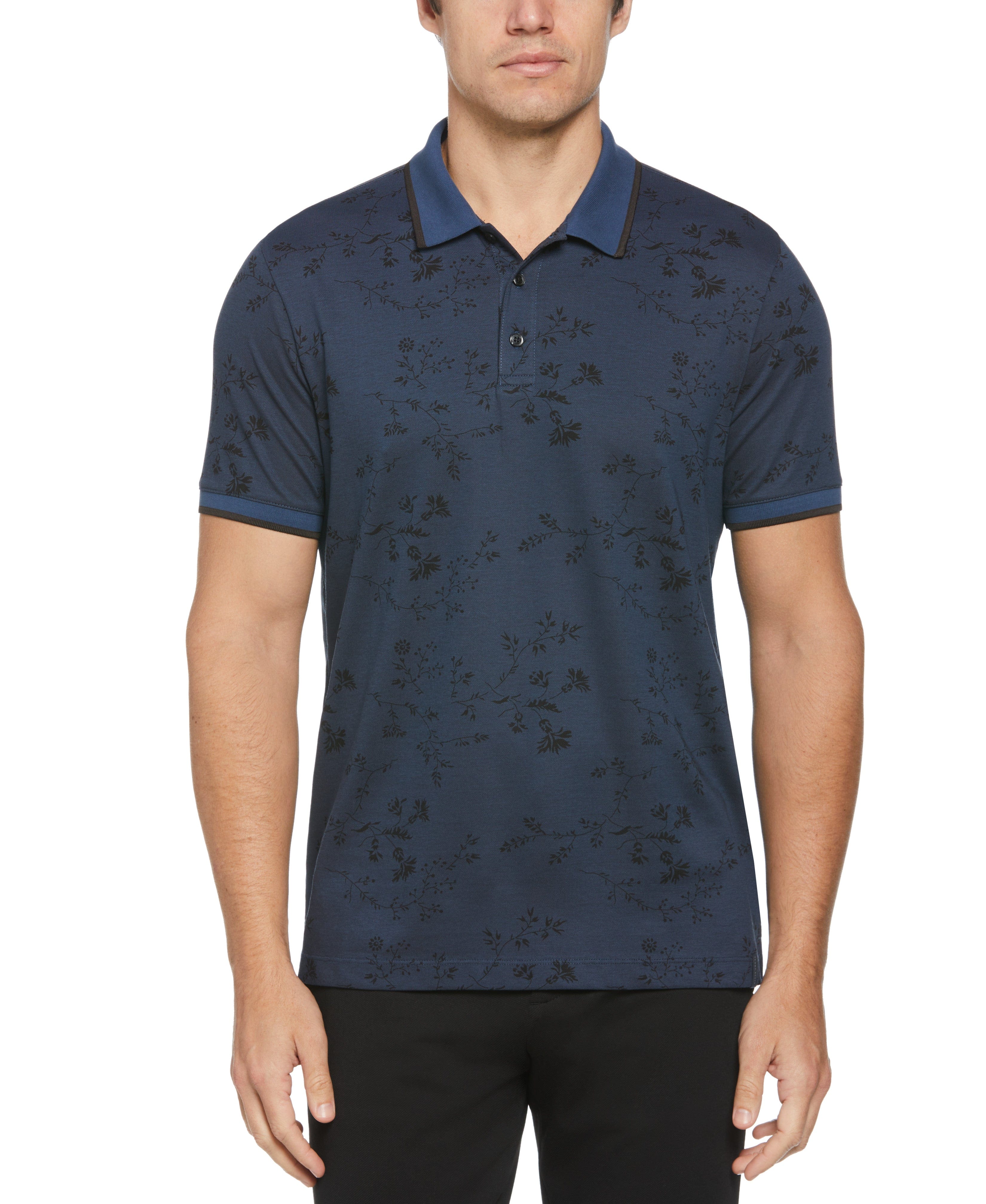 Floral Pique Polo