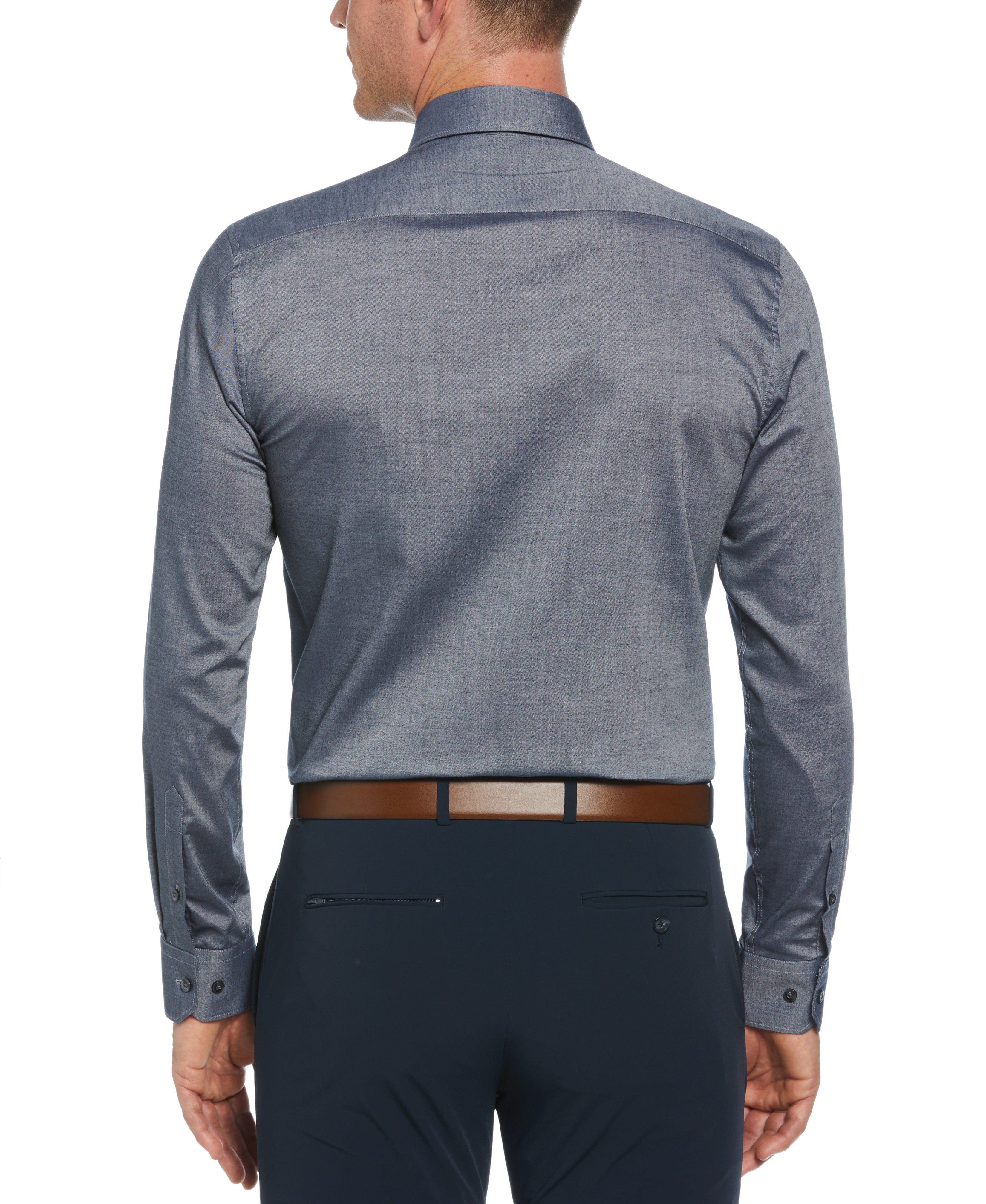 Slim Fit Luxe Button-Down Tencel Twill Dress Shirt