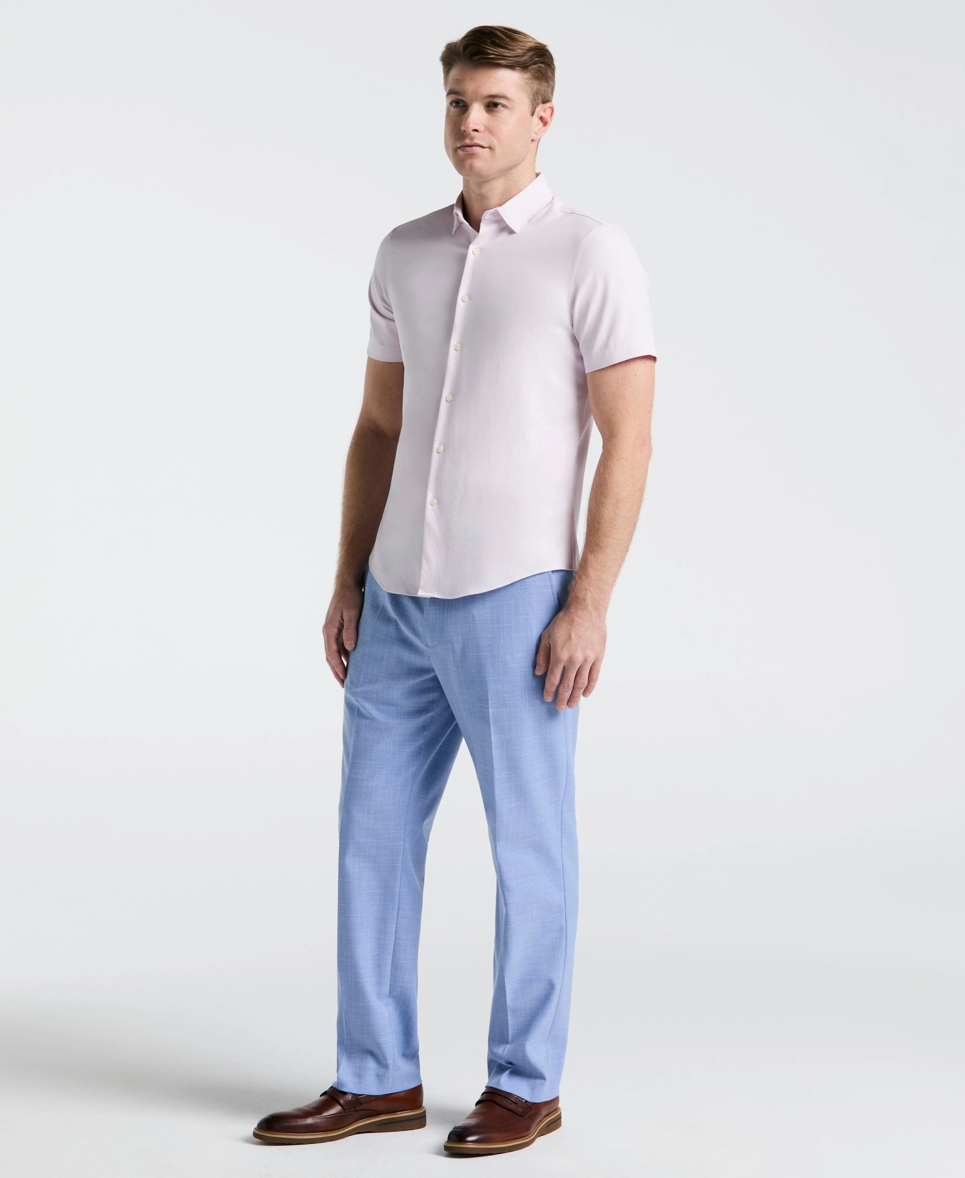 Slim Fit Total Stretch Solid Shirt