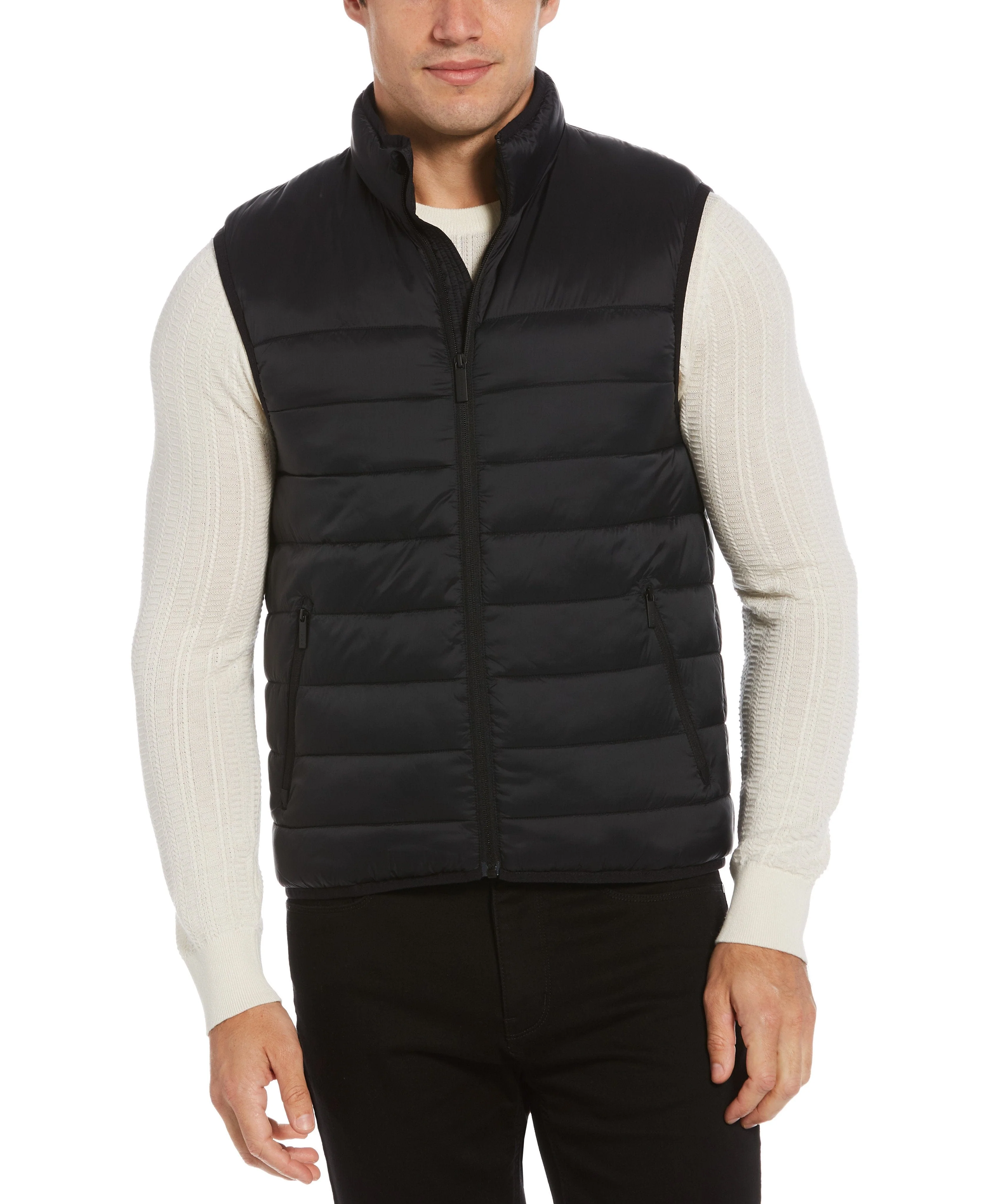 Lightweight Puffer Vest - Black