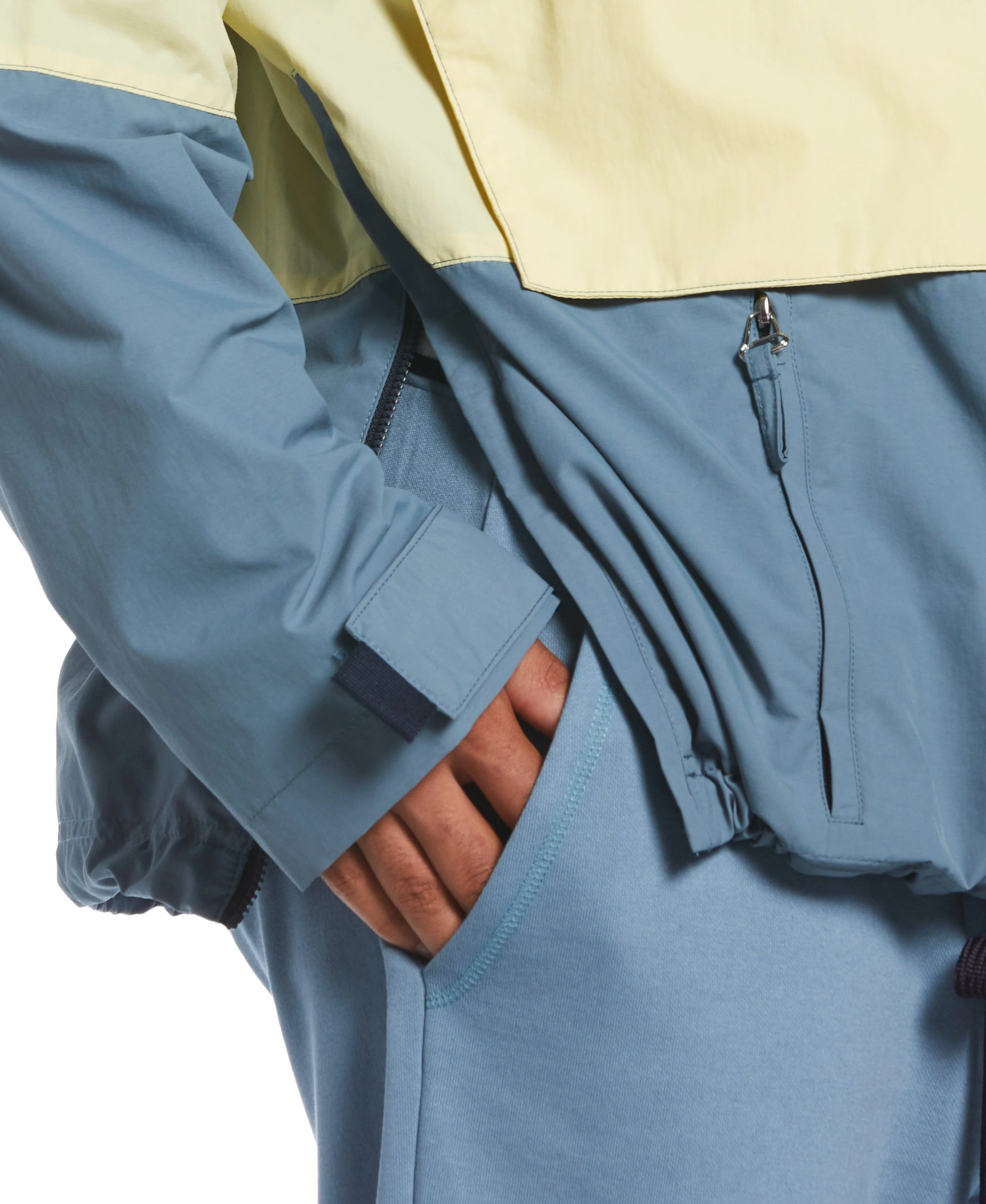 Color Block Anorak Jacket