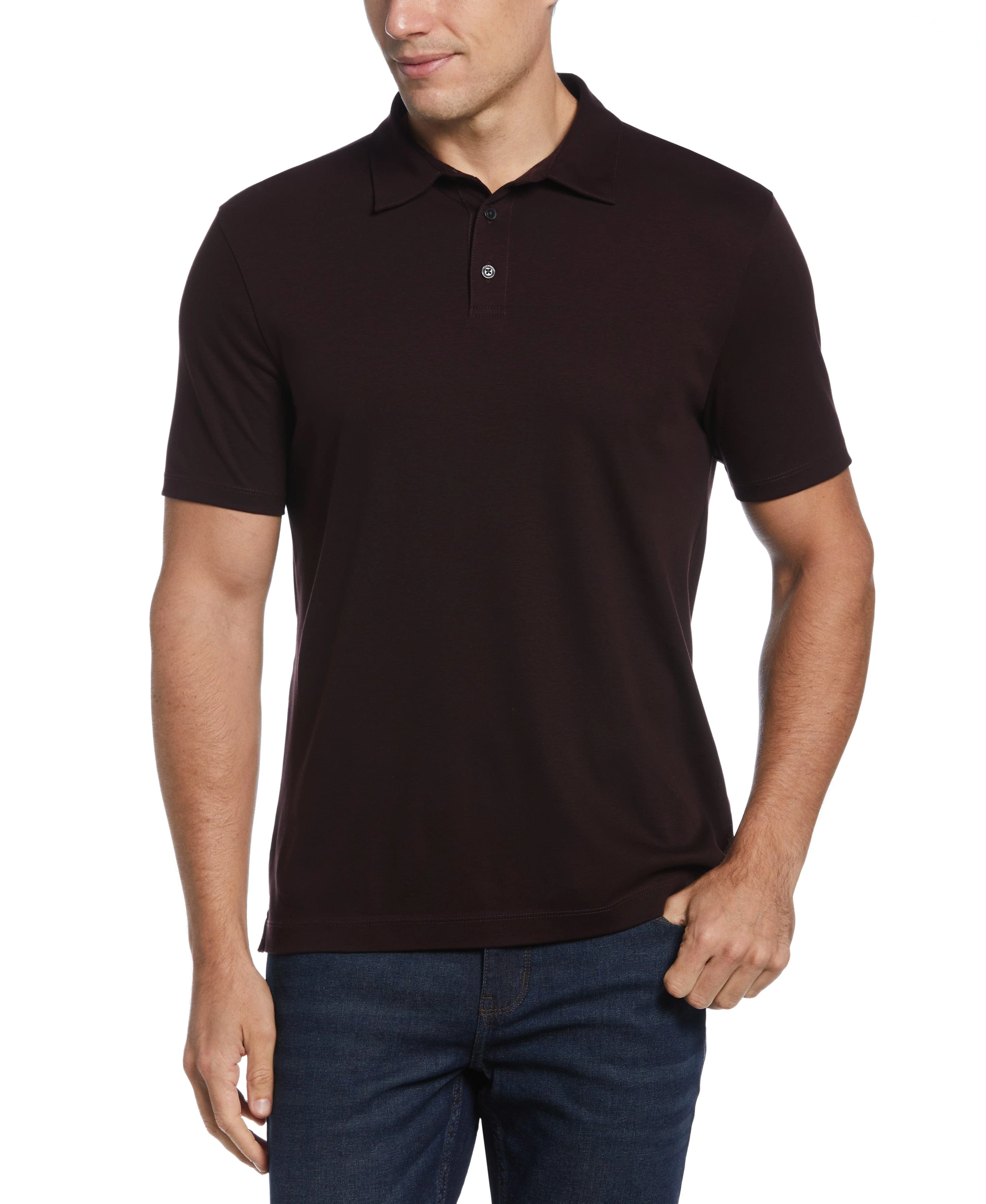 Smart Interlock Solid Polo