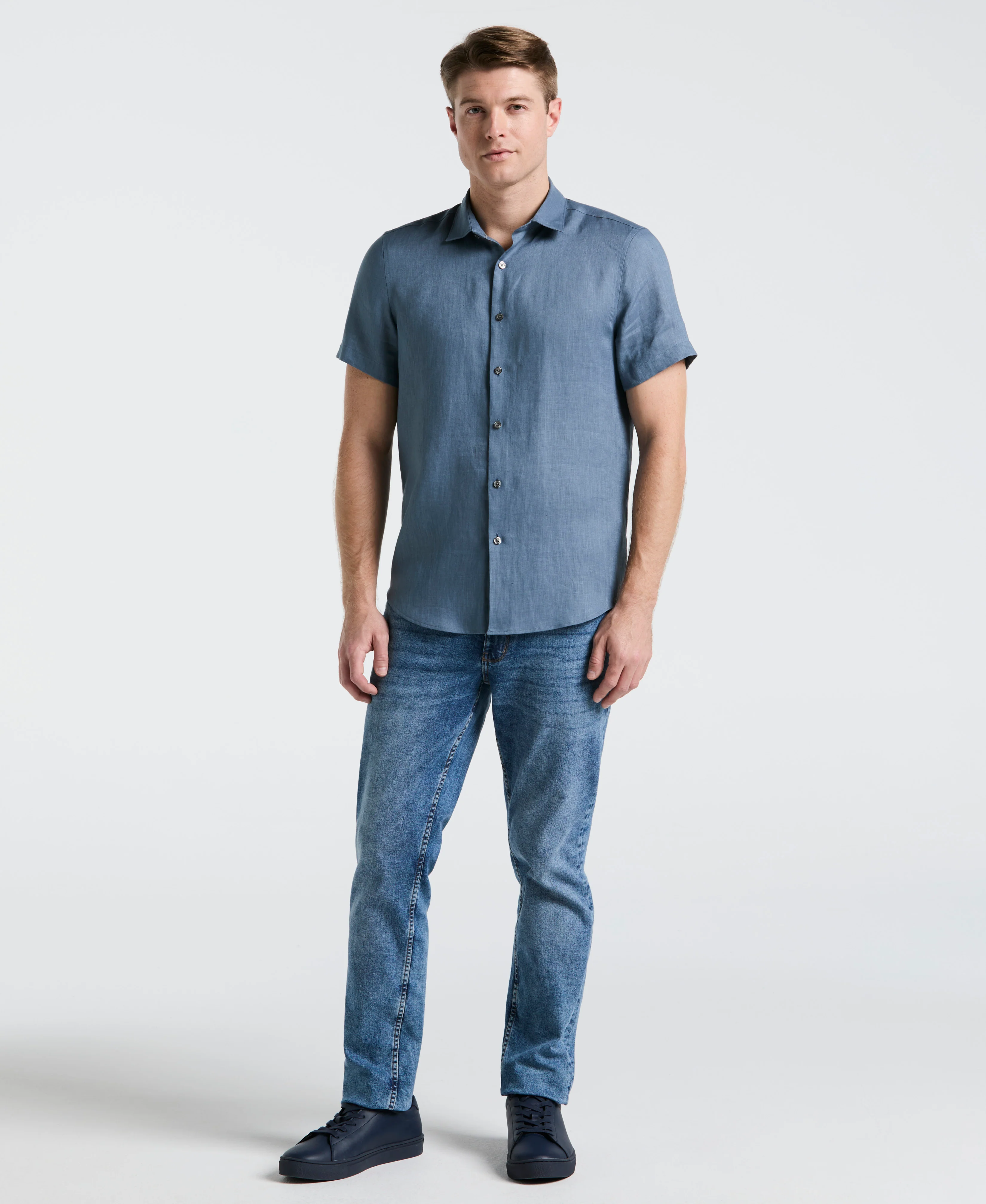 Solid Linen Shirt