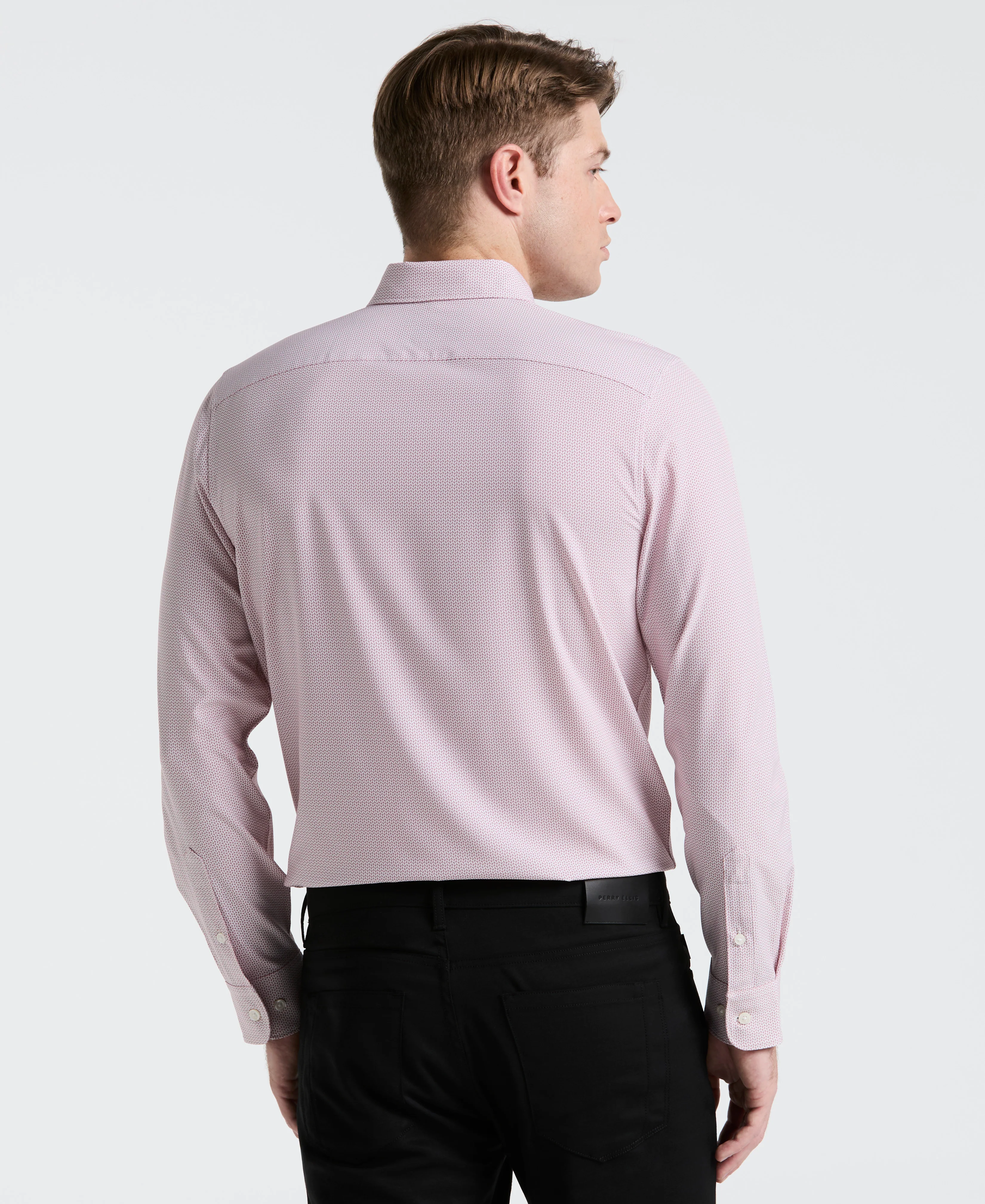 Slim Fit Float Total Stretch Pattern Shirt