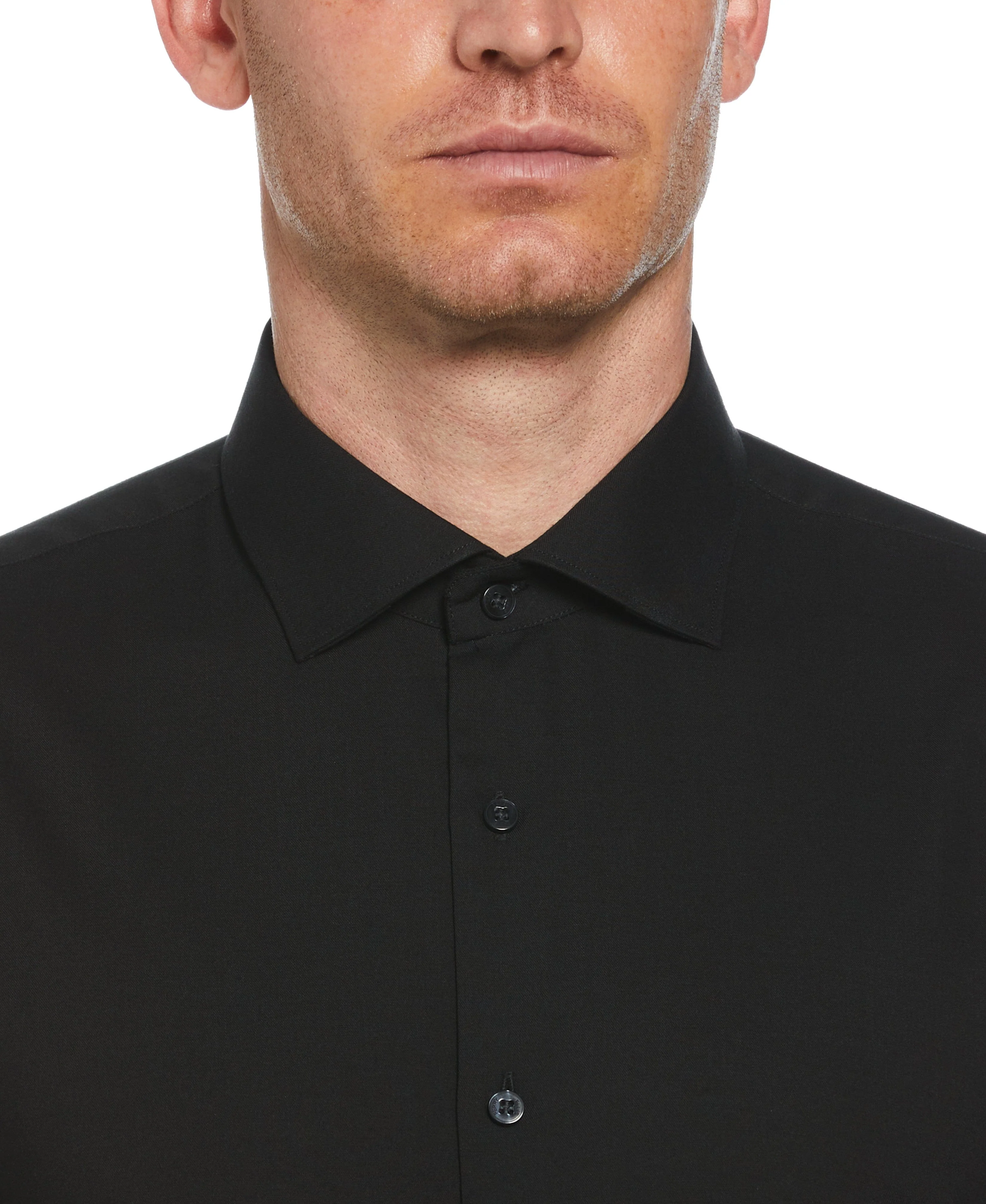 Slim Fit Luxe Button-Down Tencel Twill Dress Shirt