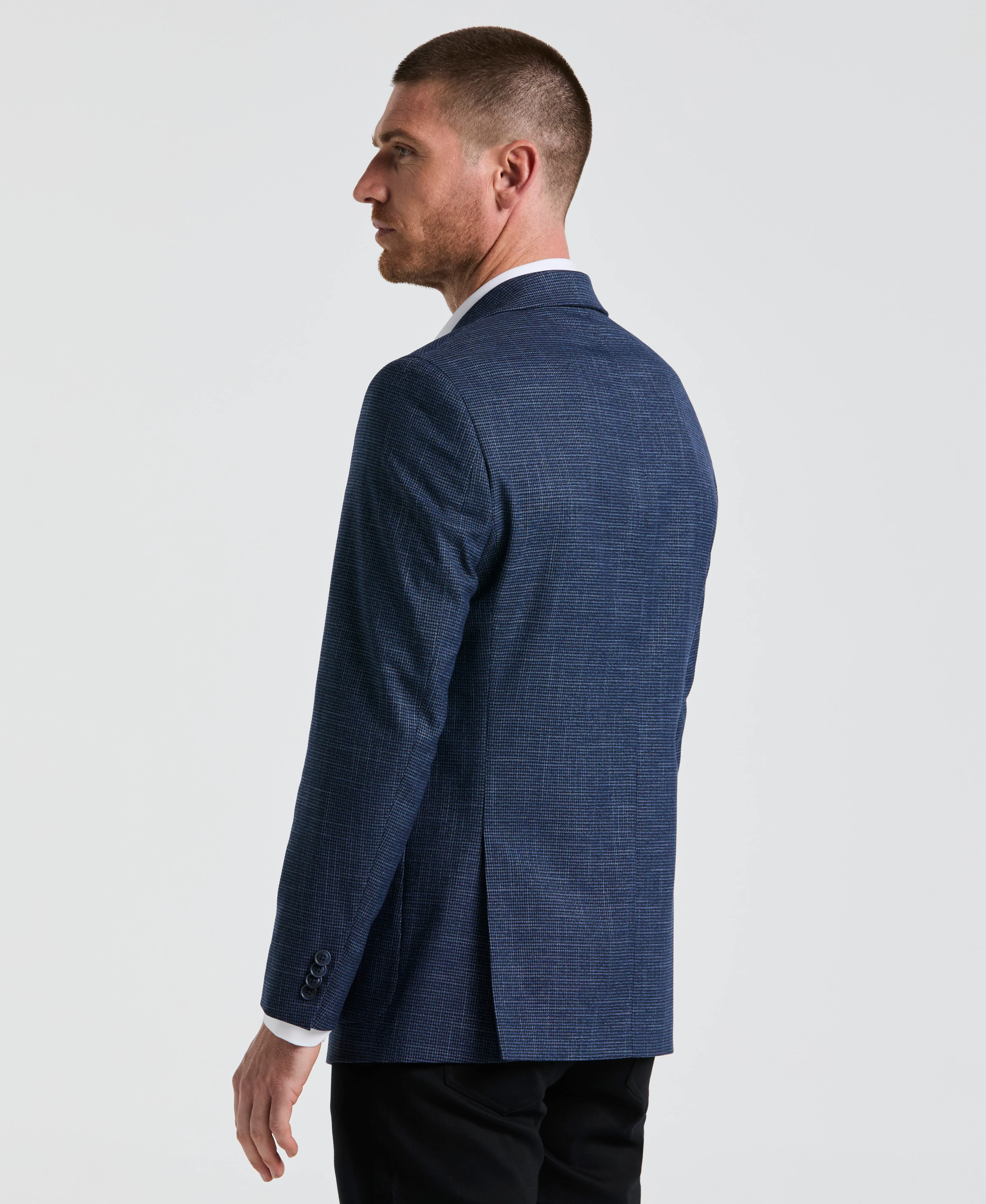 Mini Houndstooth Pattern Sports Coat