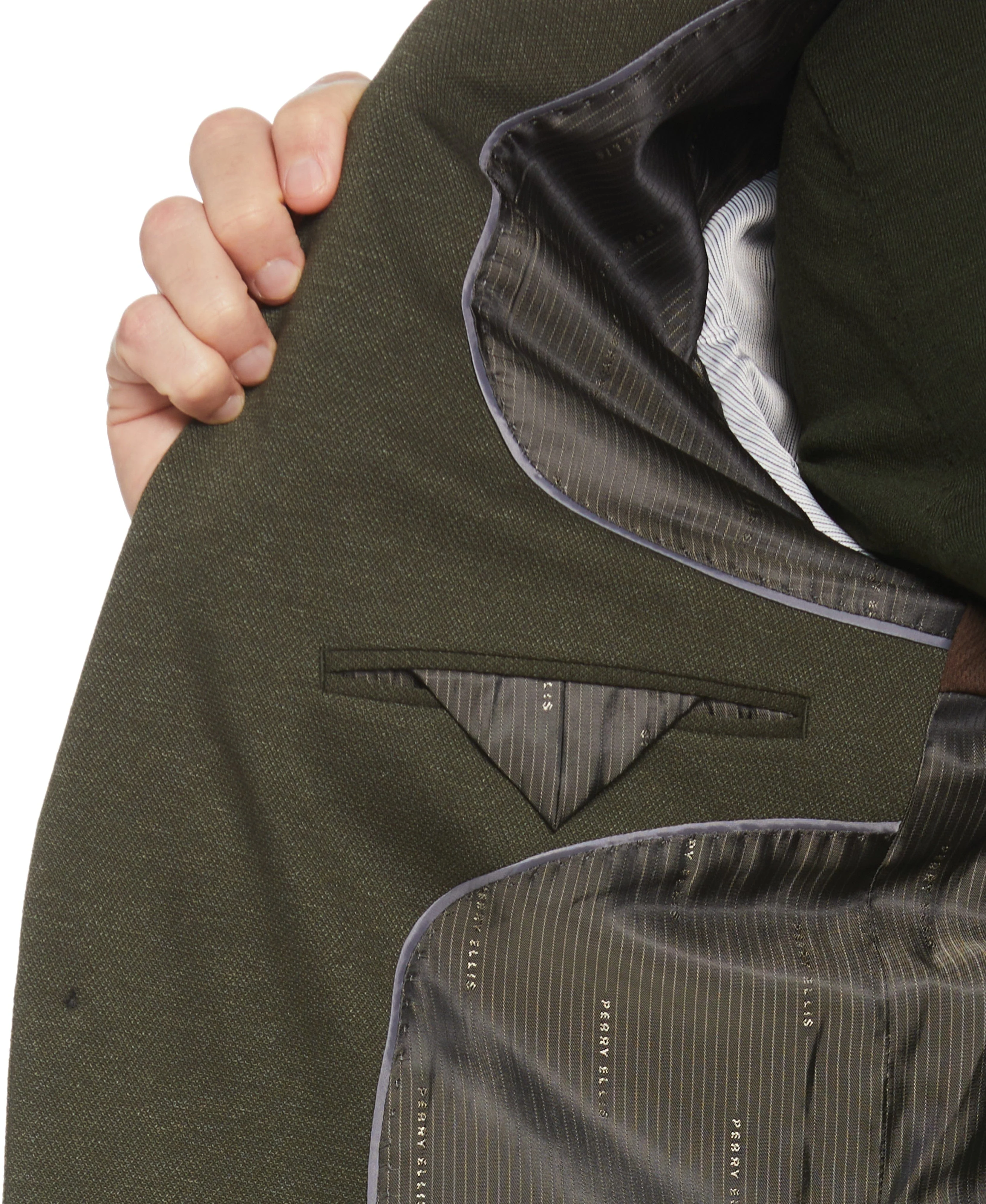 Slim Fit Two Tone Smart Knit Suit Jacket