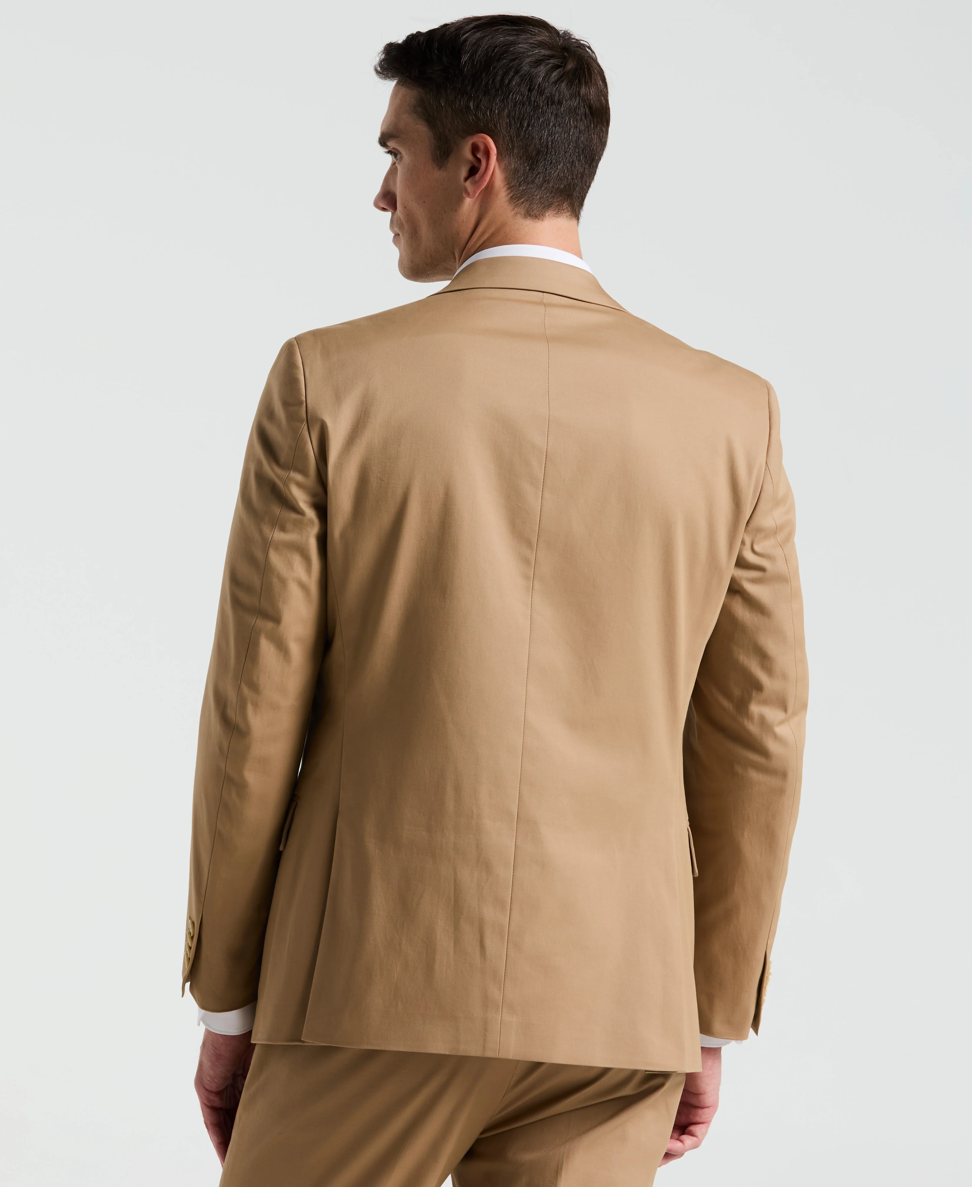 Slim Fit Cotton Blend Suit Jacket