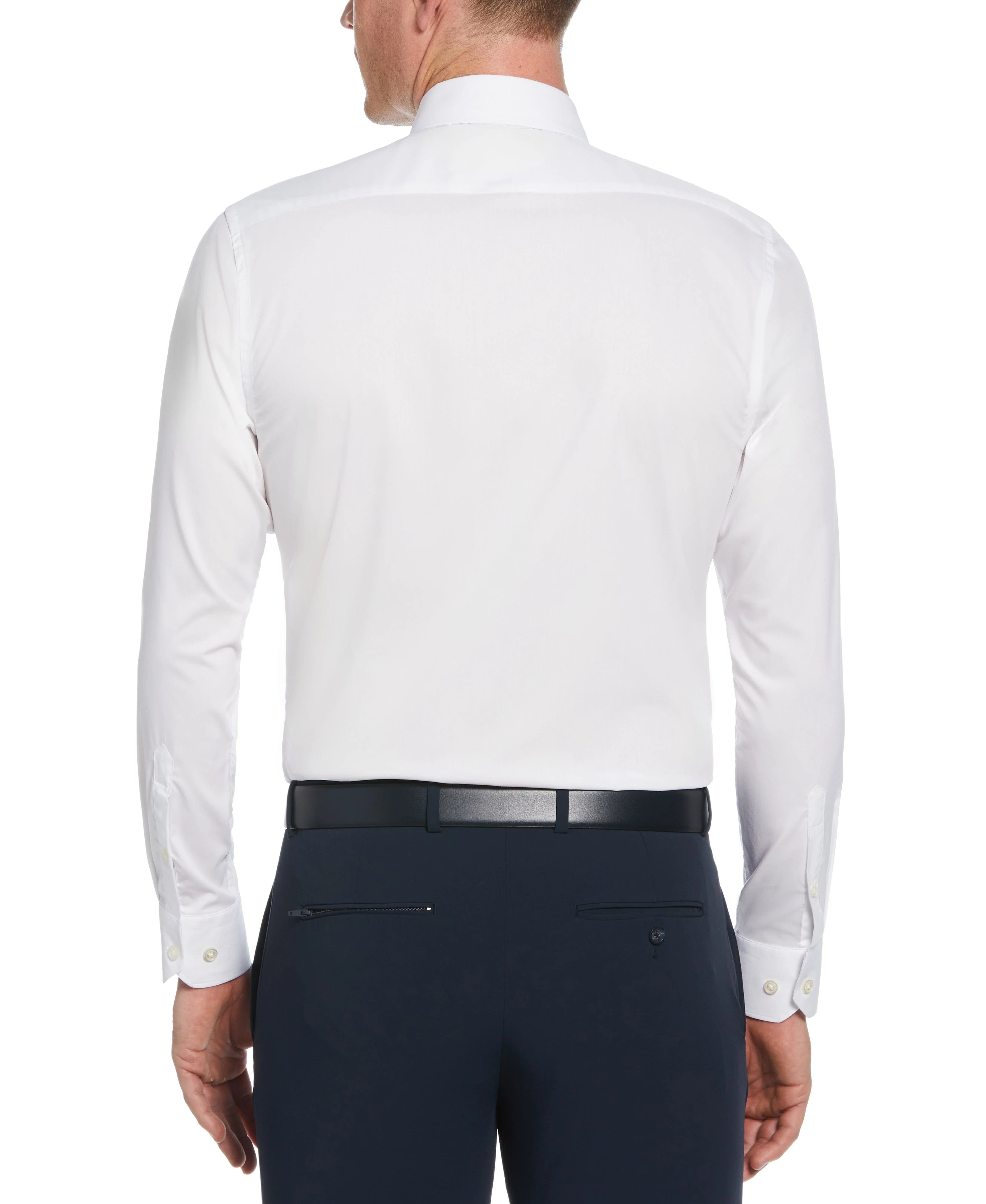 Slim Fit Solid Dress Shirt