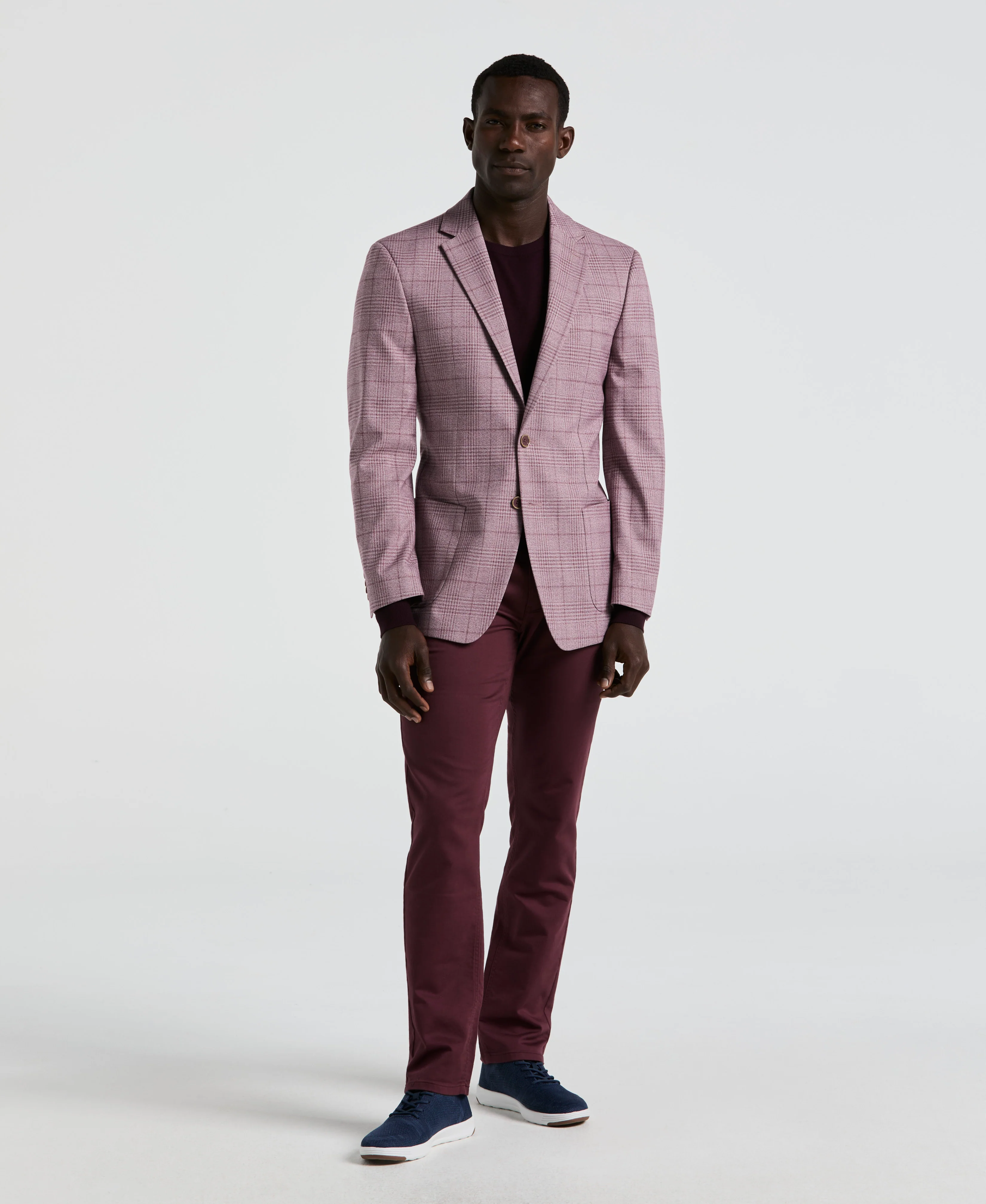 Plaid Print Sports Coat