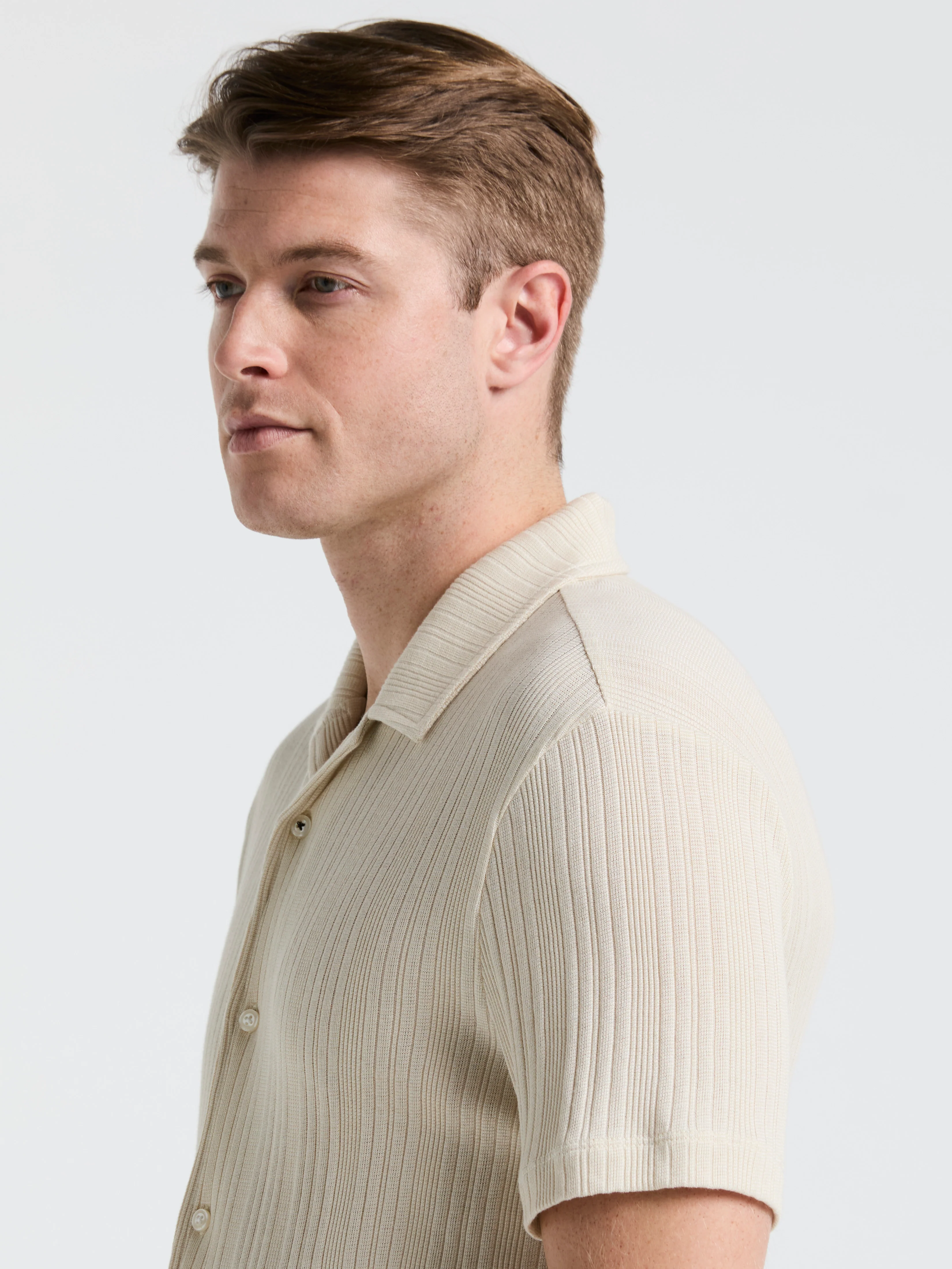 Ribbed Stripe Shirt