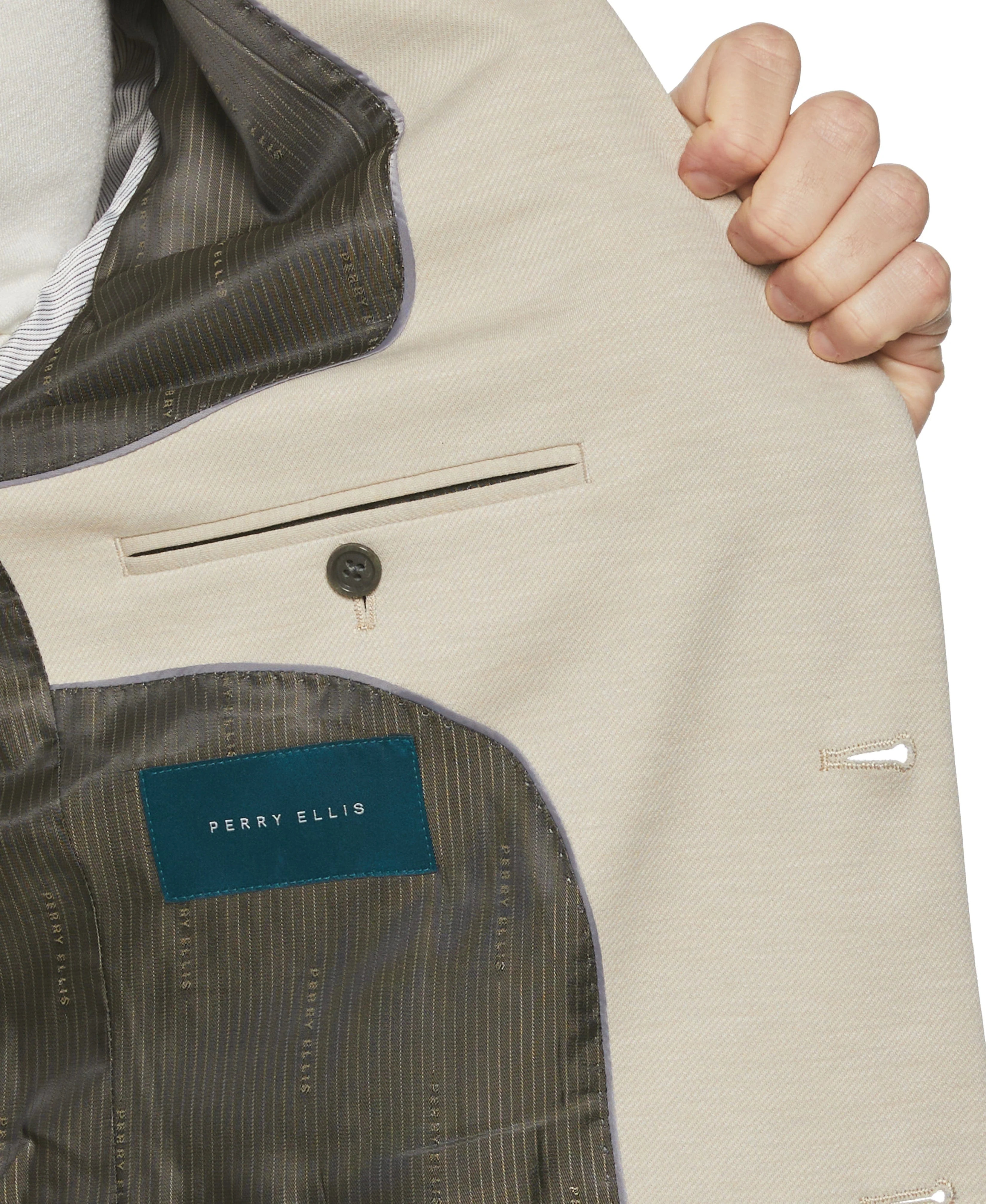 Slim Fit Solid Knit Suit Jacket