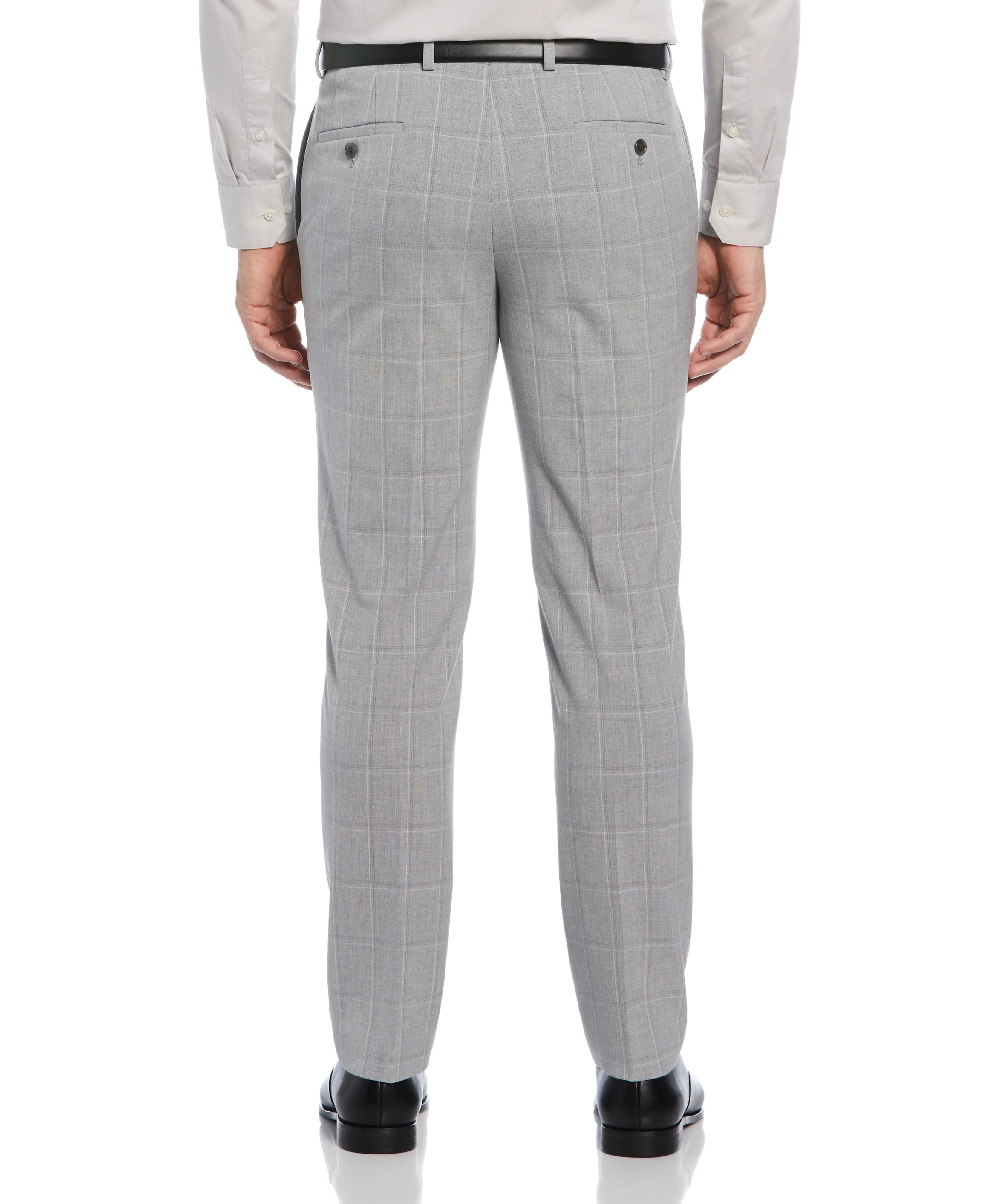 Slim Fit Windowpane Suit Pant