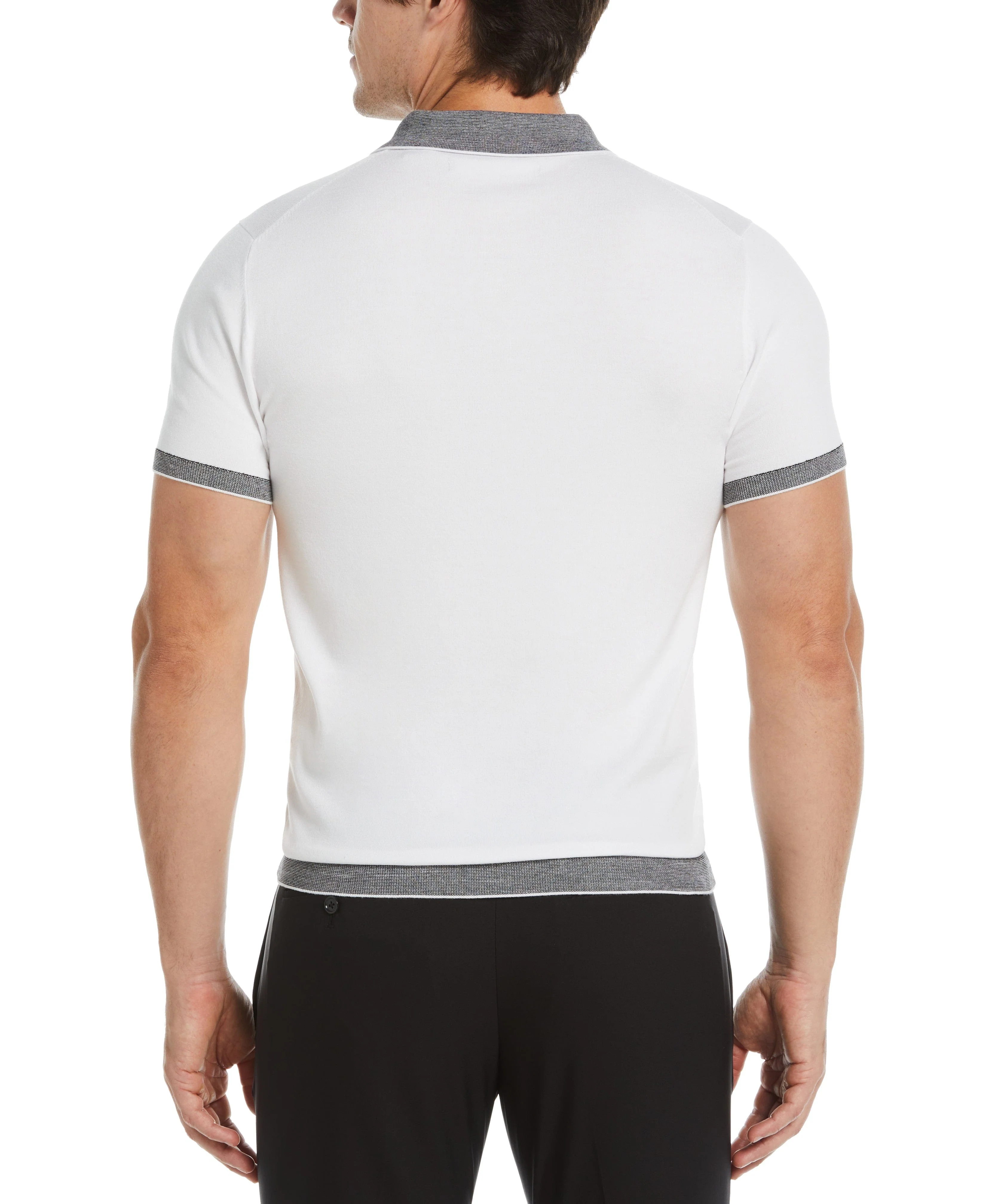 Tech Knit Contrast Sweater Polo