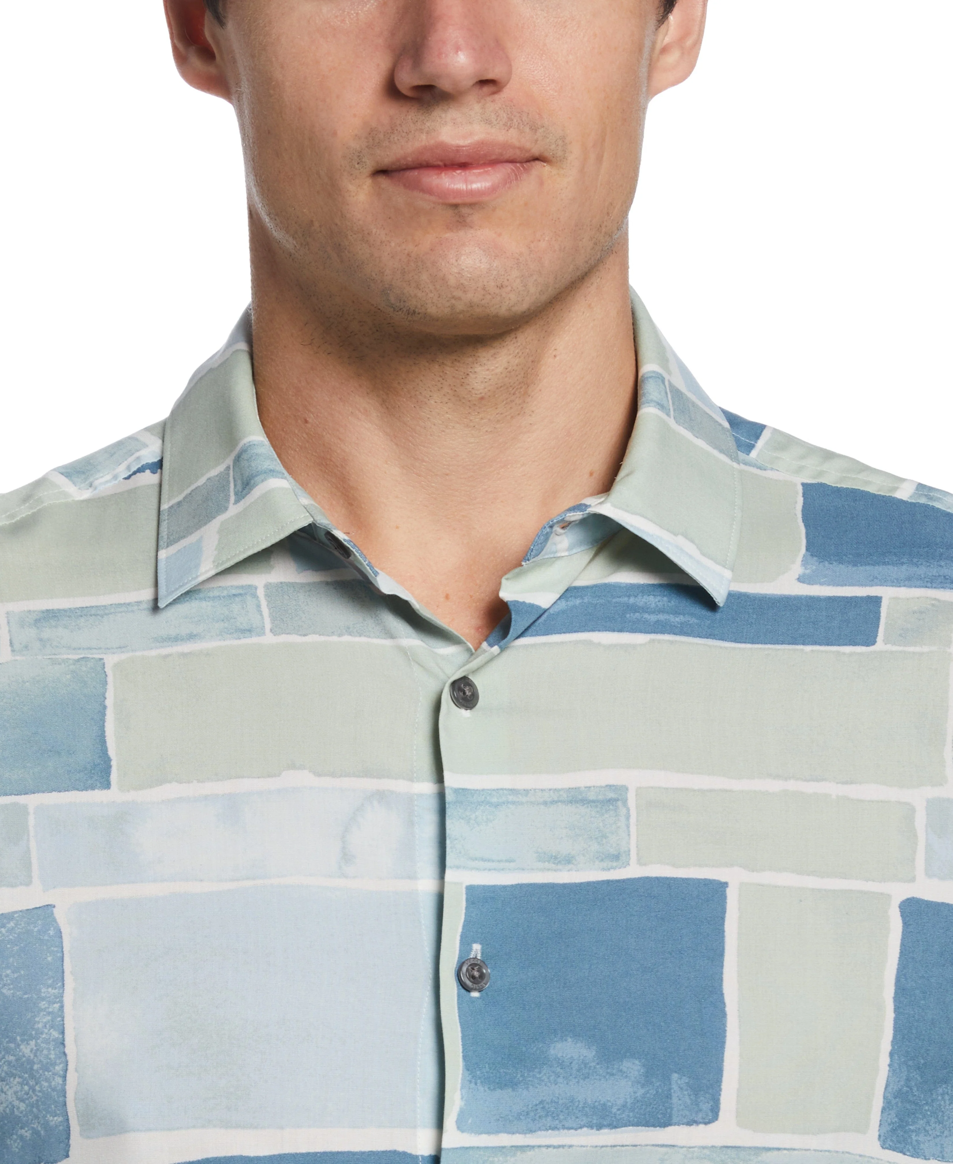 Soft Brick Print Shirt