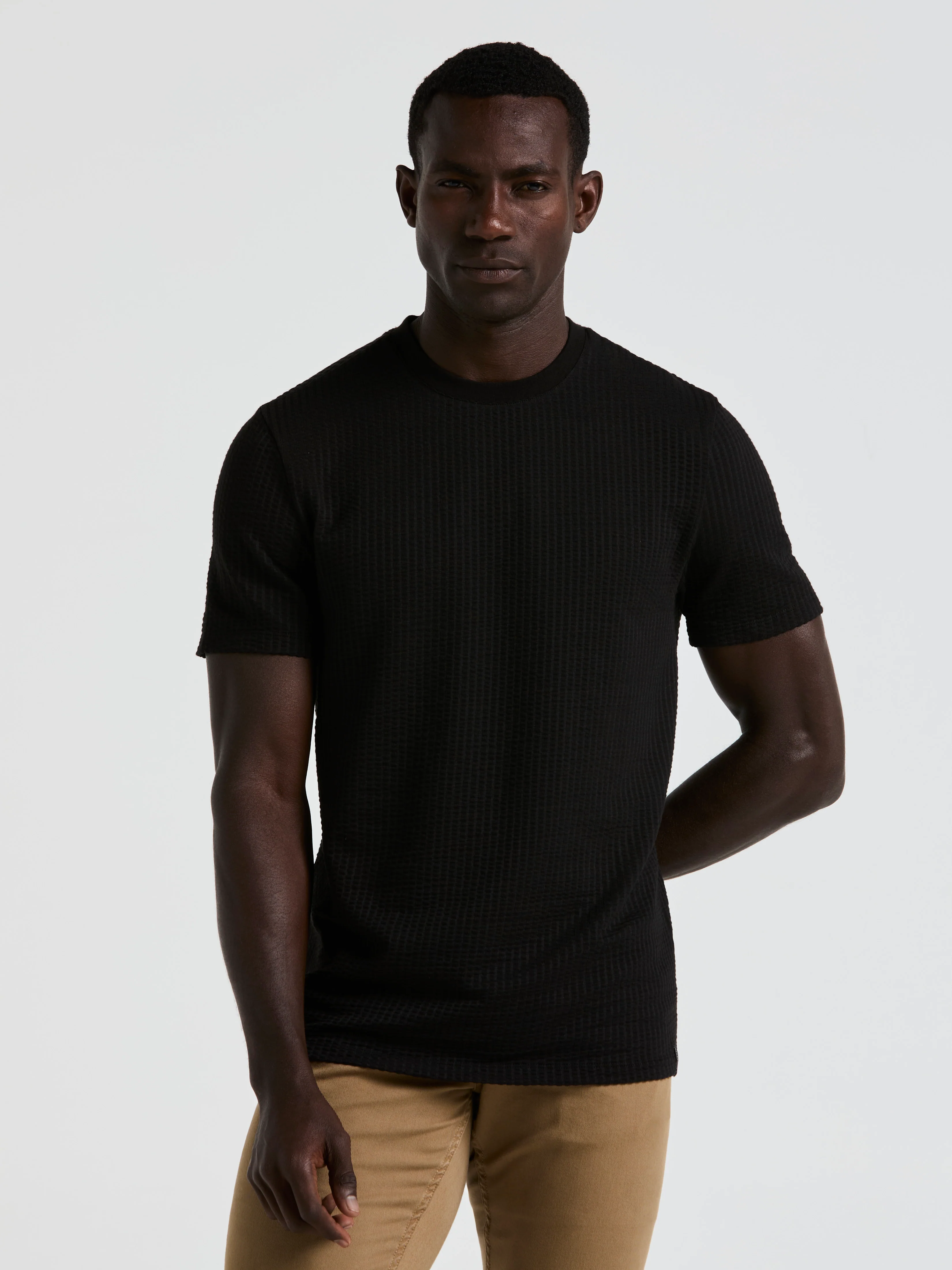 Textured Crew Tee