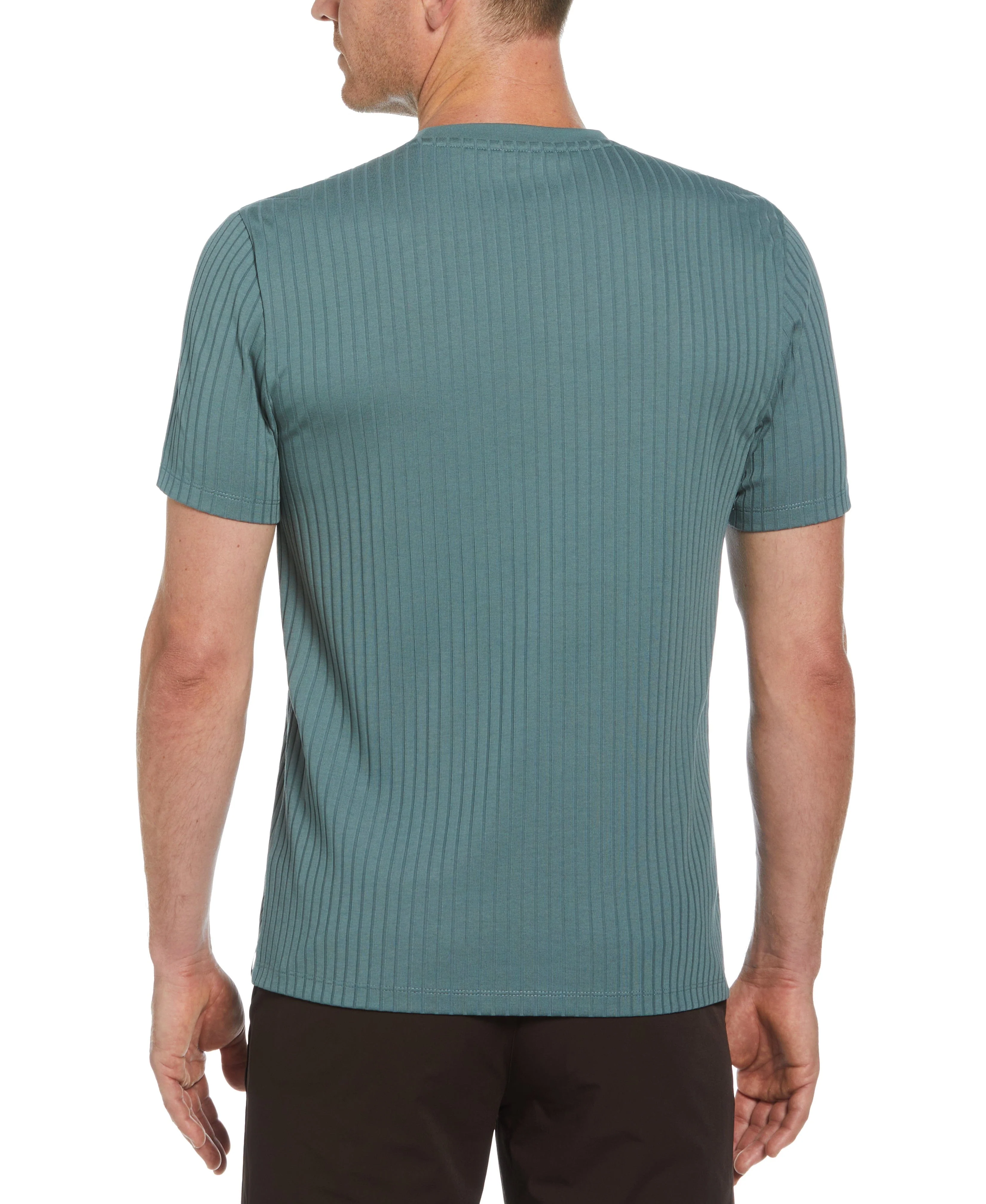 Ribbed Crew Neck Tee