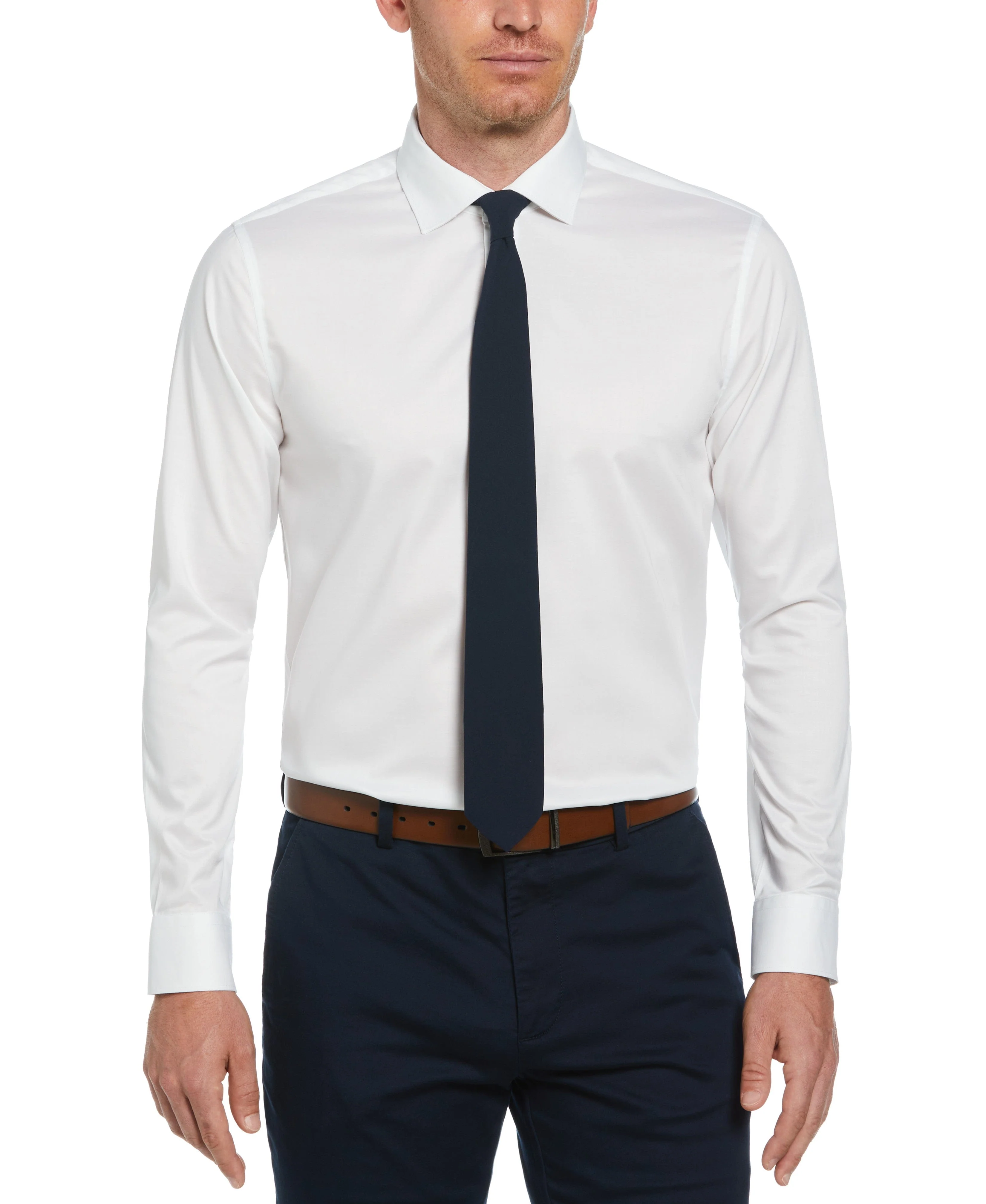 Slim Fit Luxe Button-Down Tencel Twill Dress Shirt