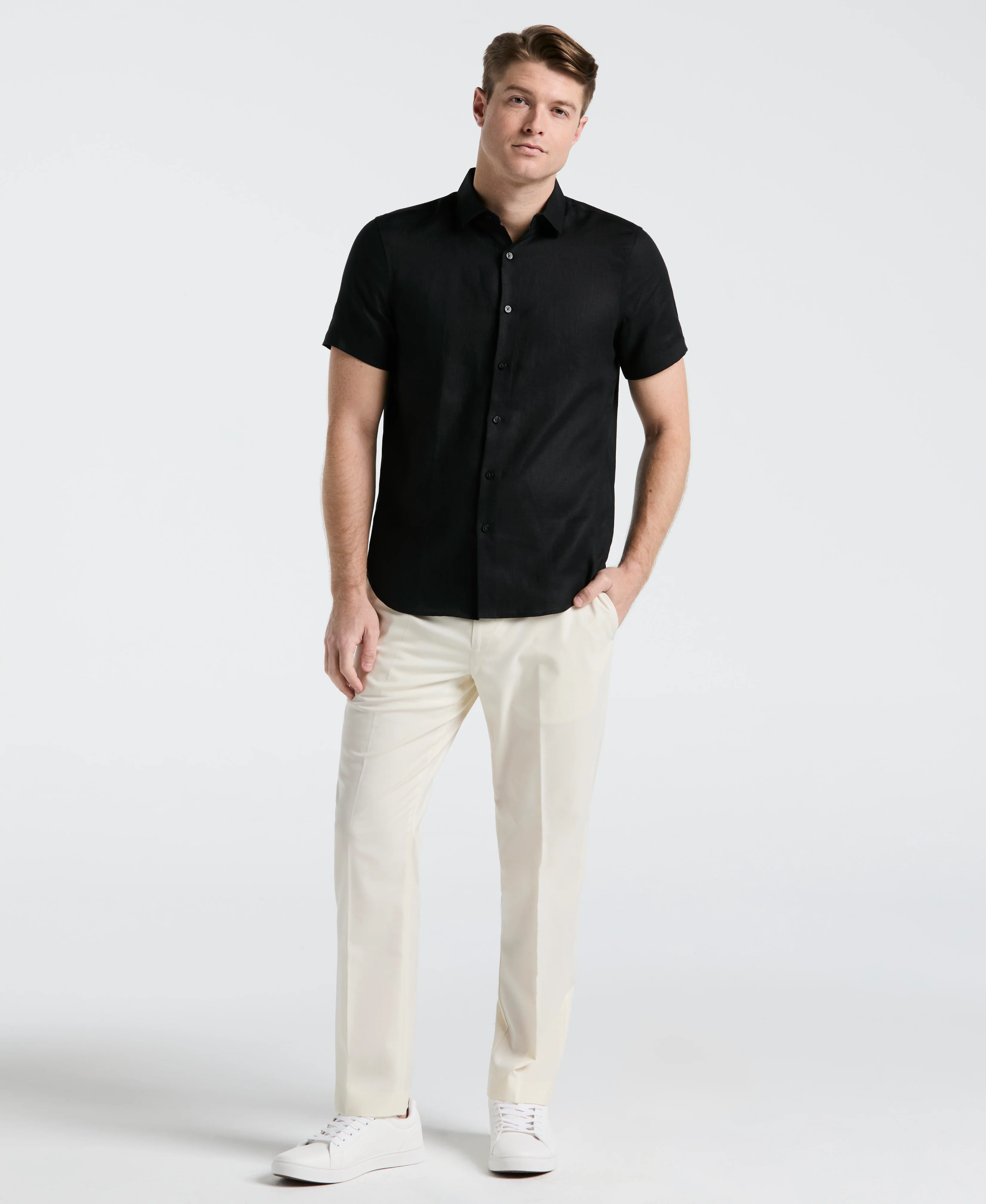 Solid Linen Shirt