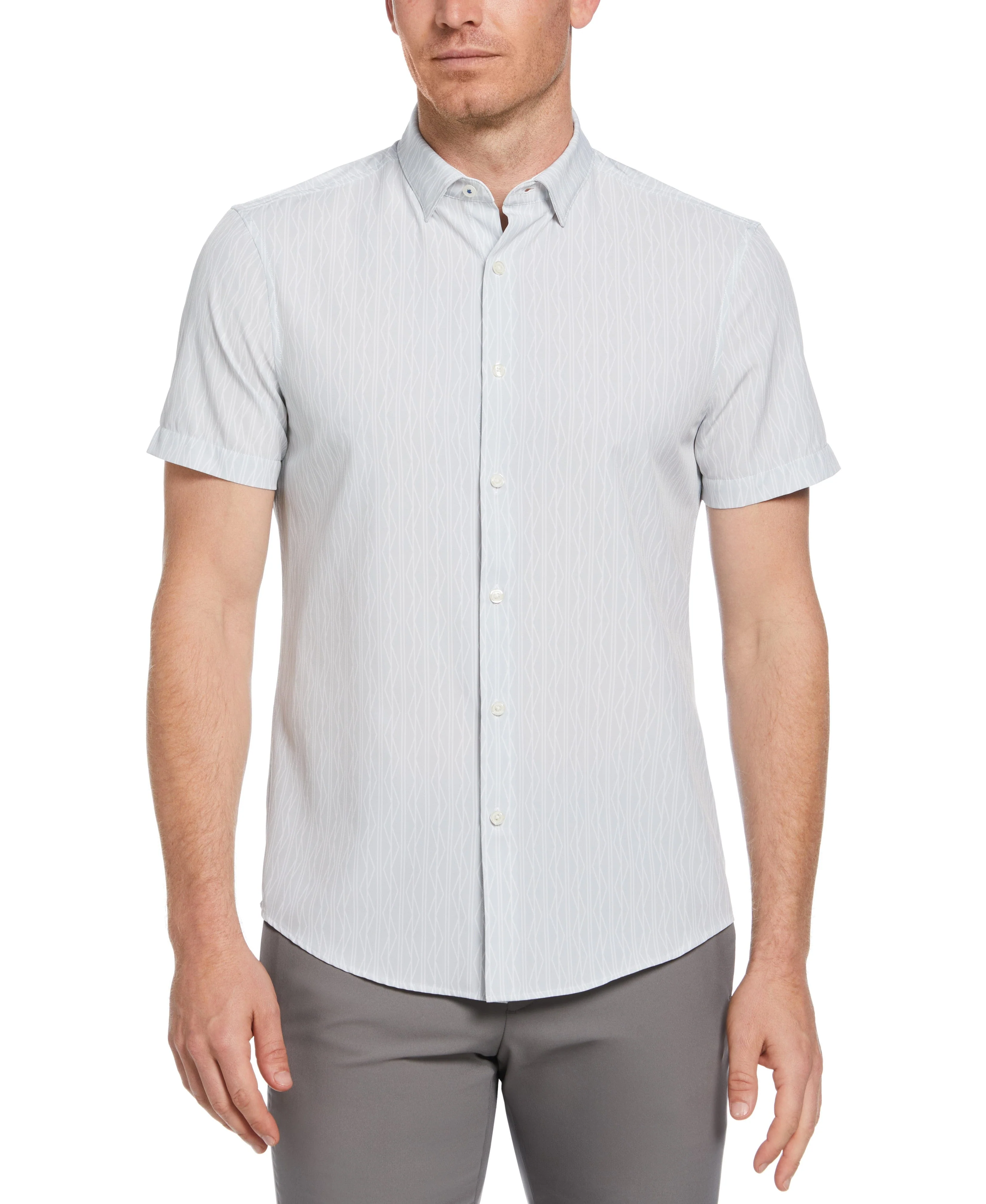 Total Stretch Geo Print Shirt