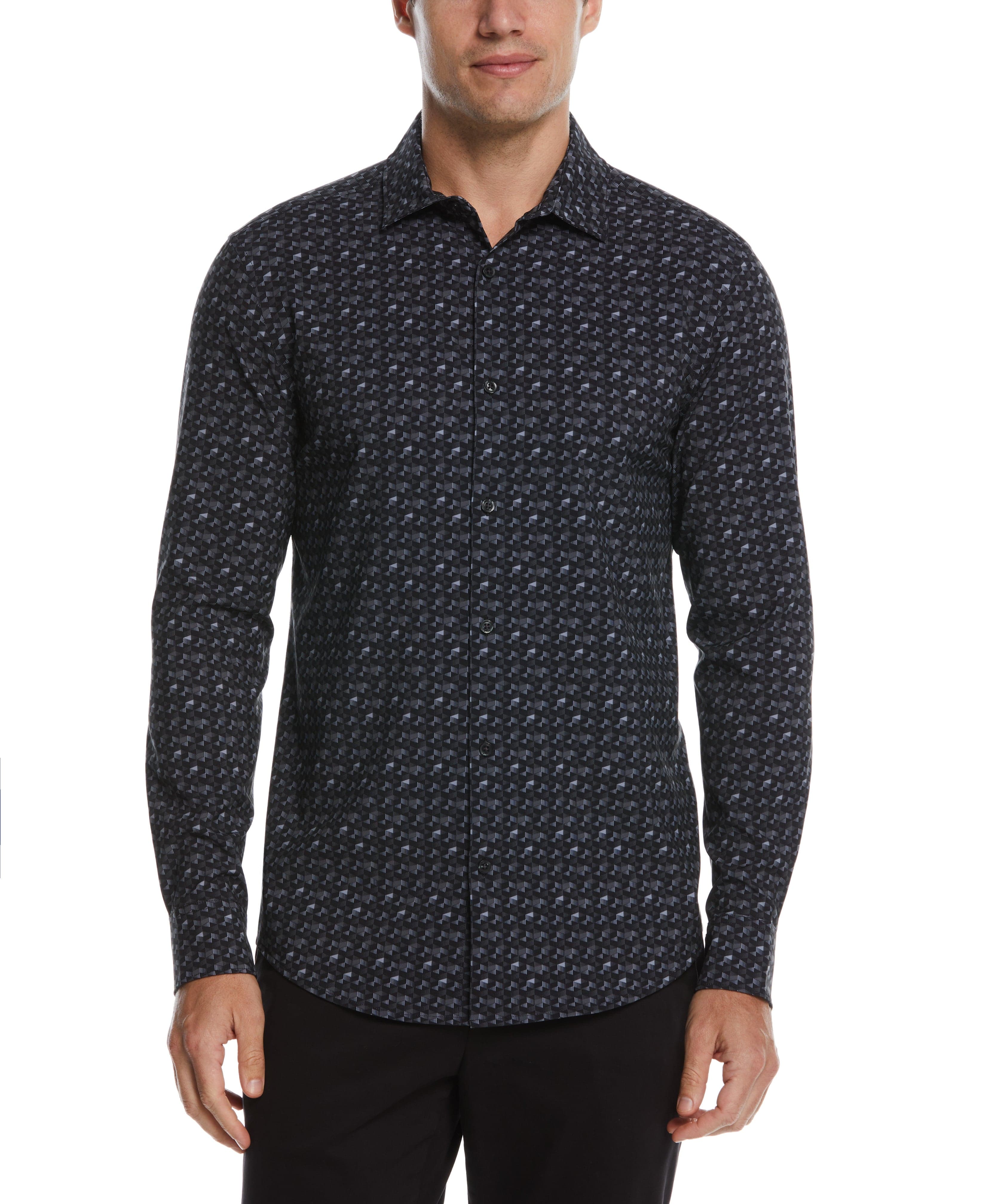 Total Stretch Geo Print Shirt