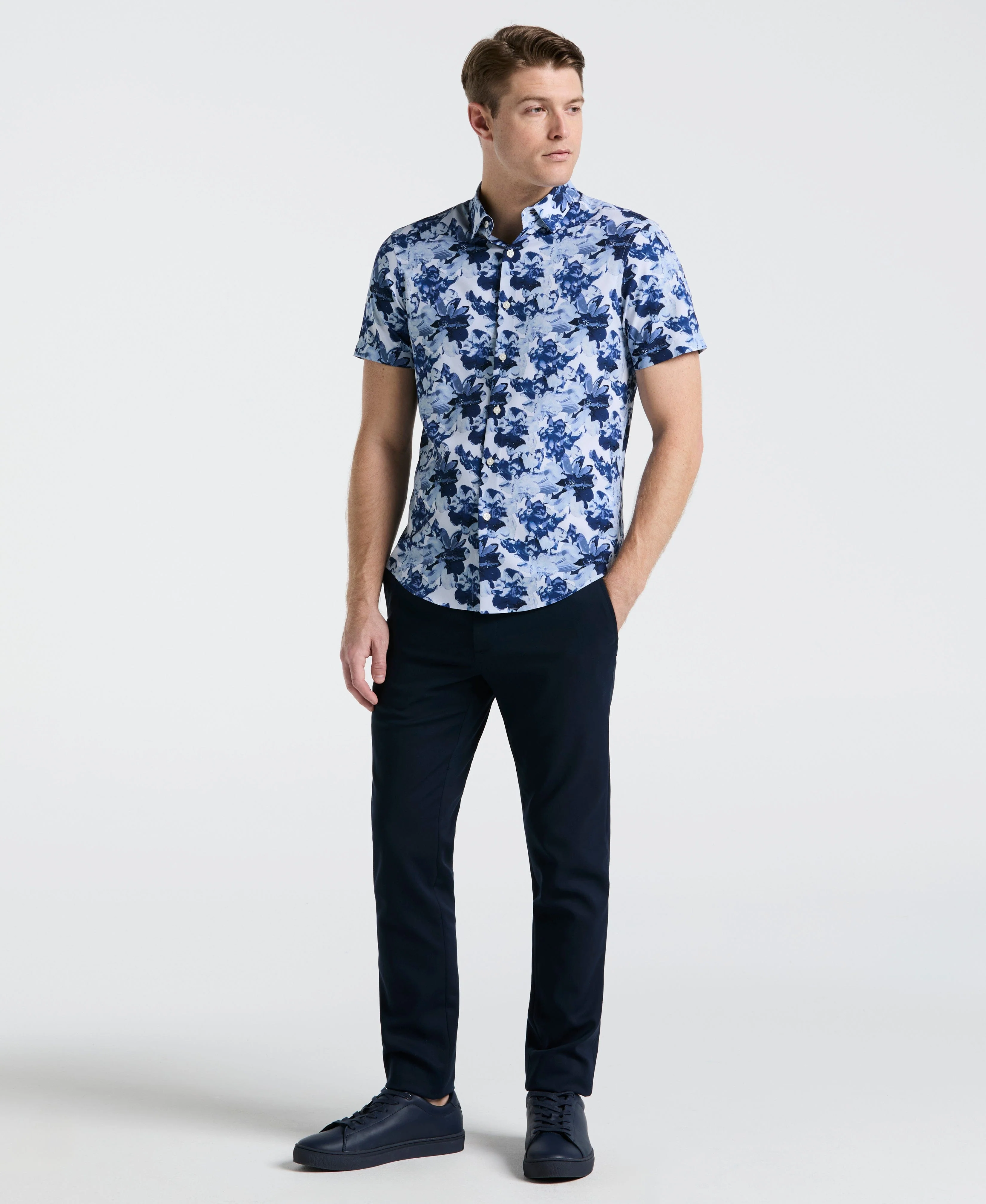 Slim Fit Floral Print Shirt