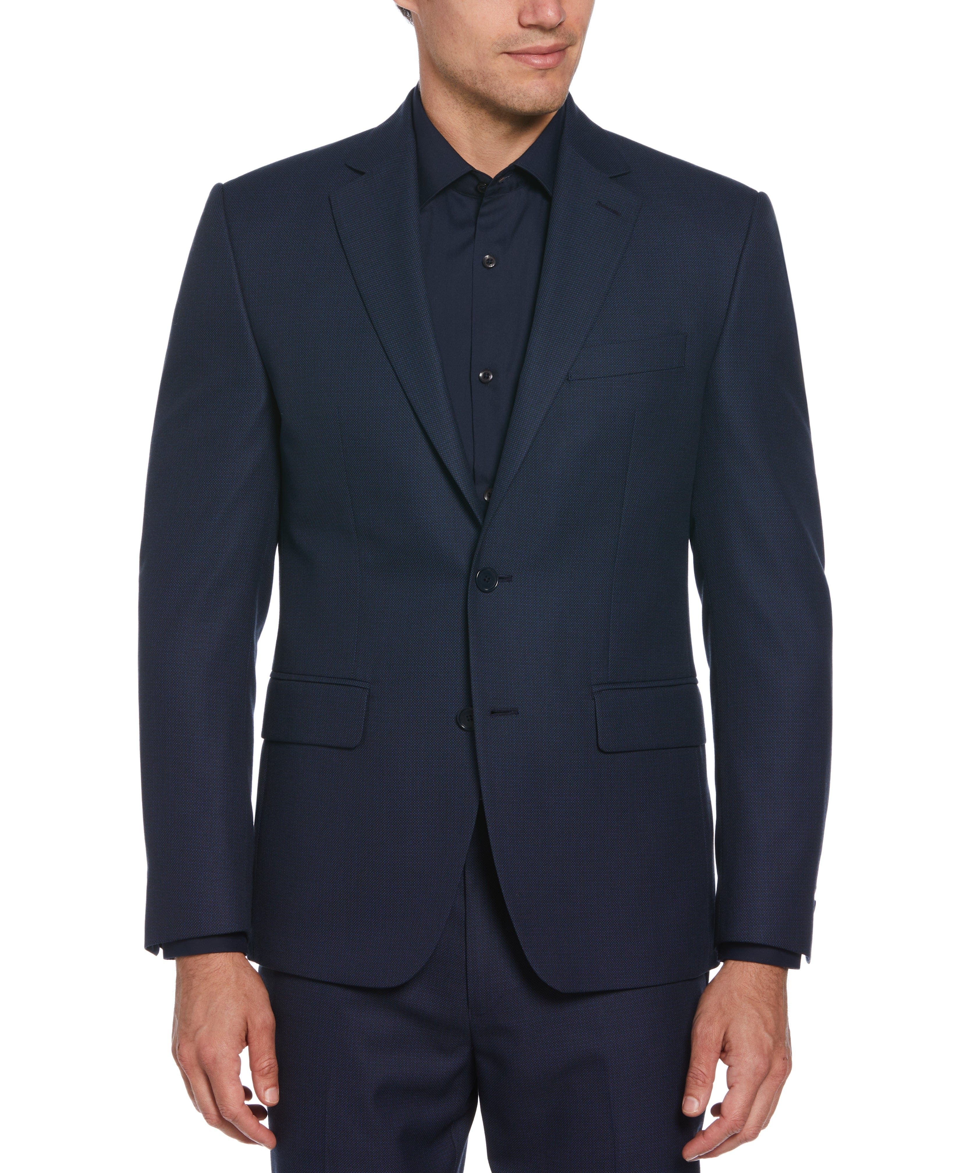 Performance Stretch Notched Lapel Suit Jacket