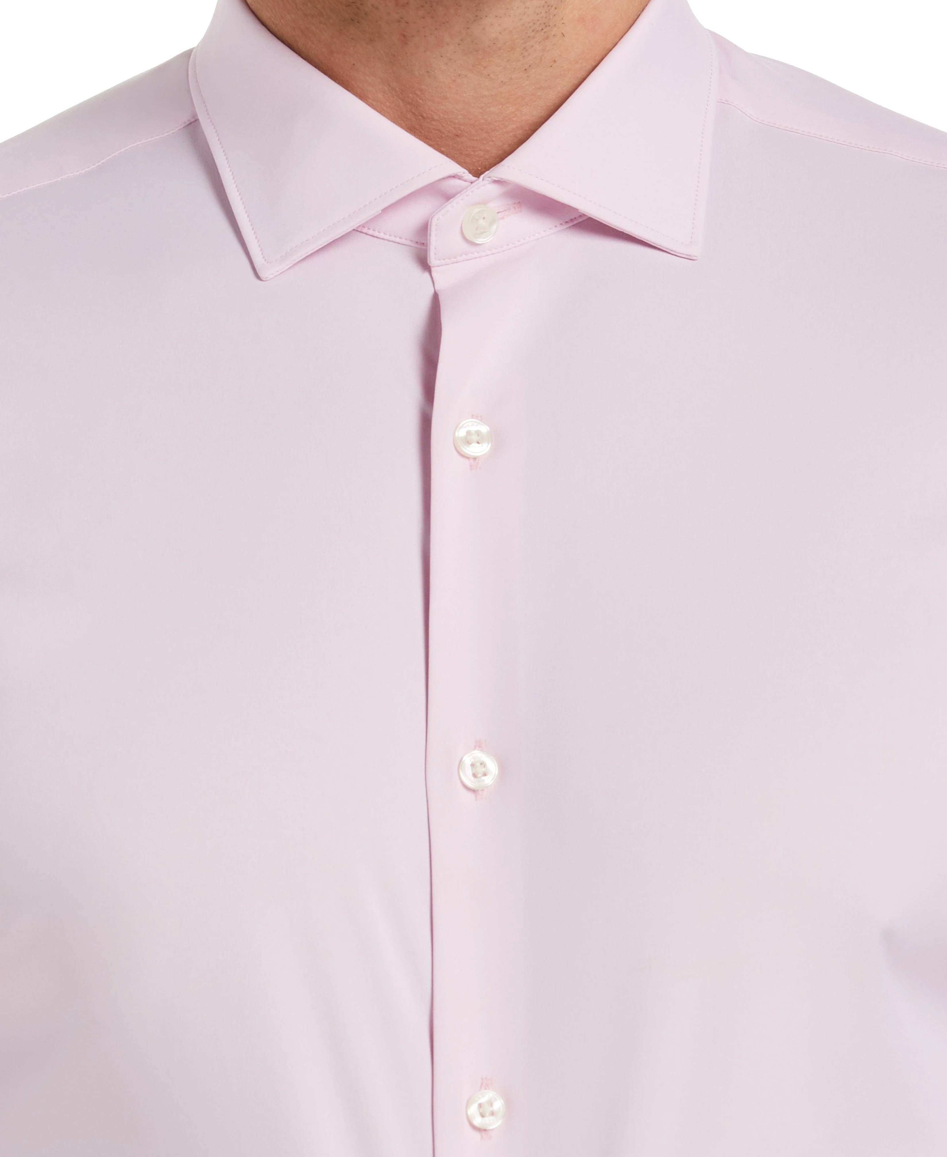 Very Slim Fit Pink Tech Dress Shirt