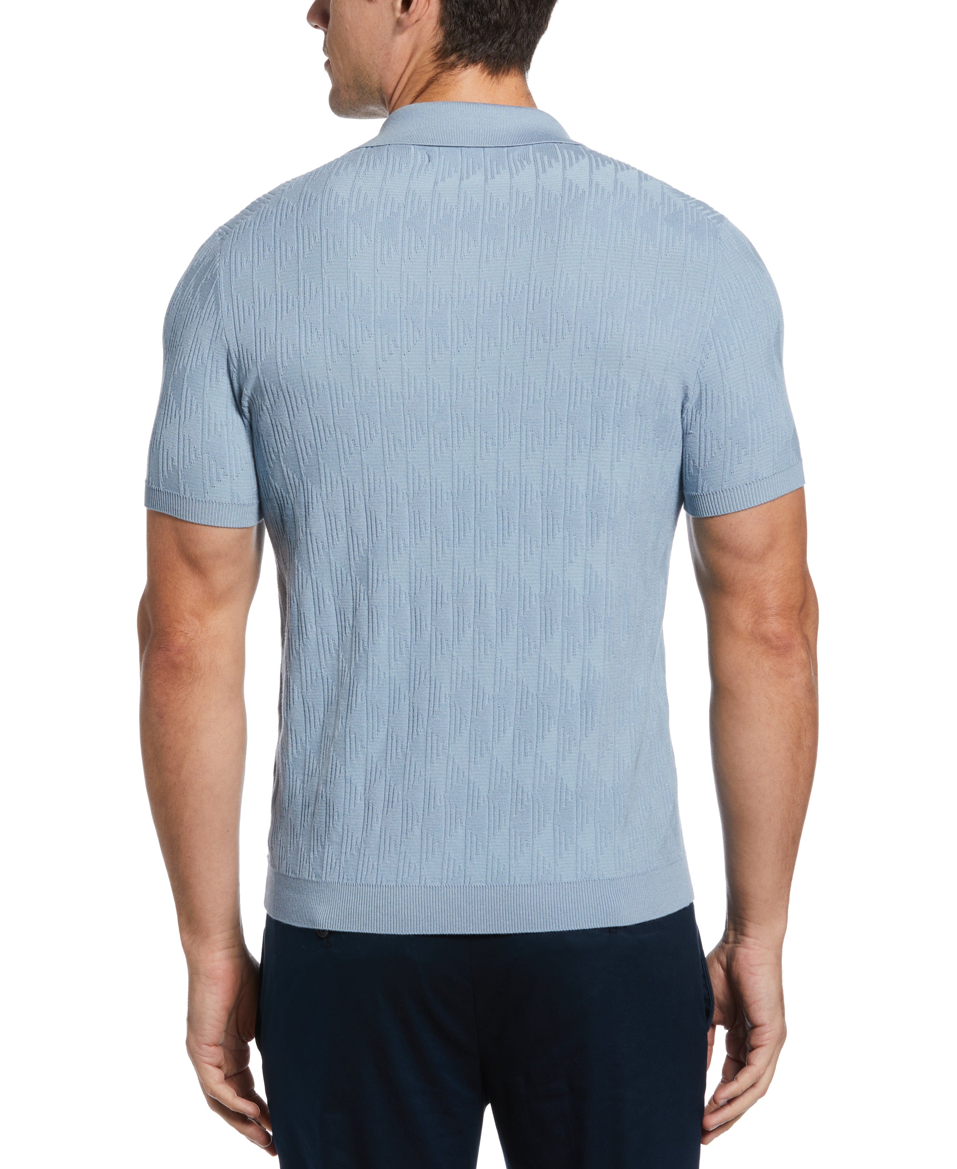Tech Knit Open Collar Polo