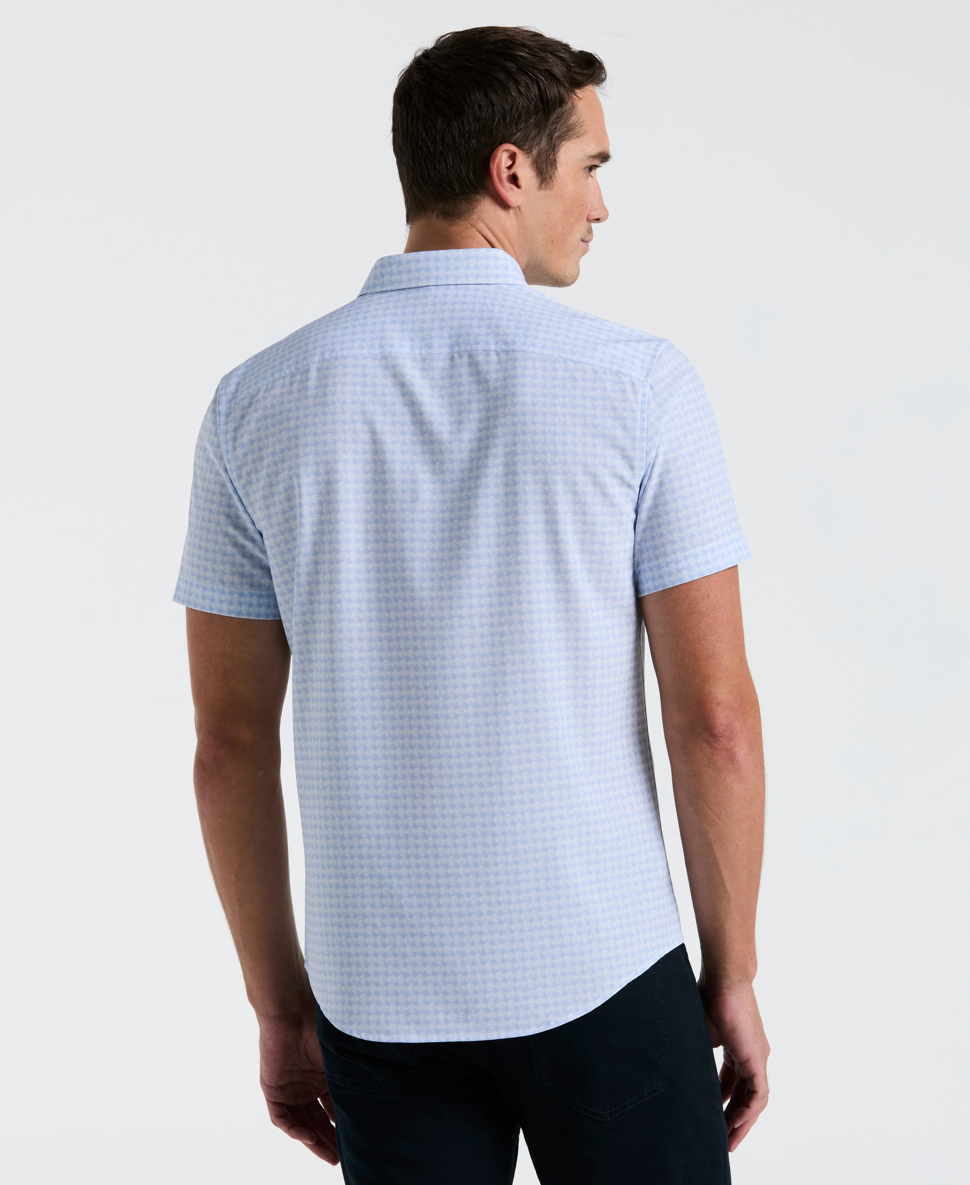 Textured Dot Slim Fit Shirt