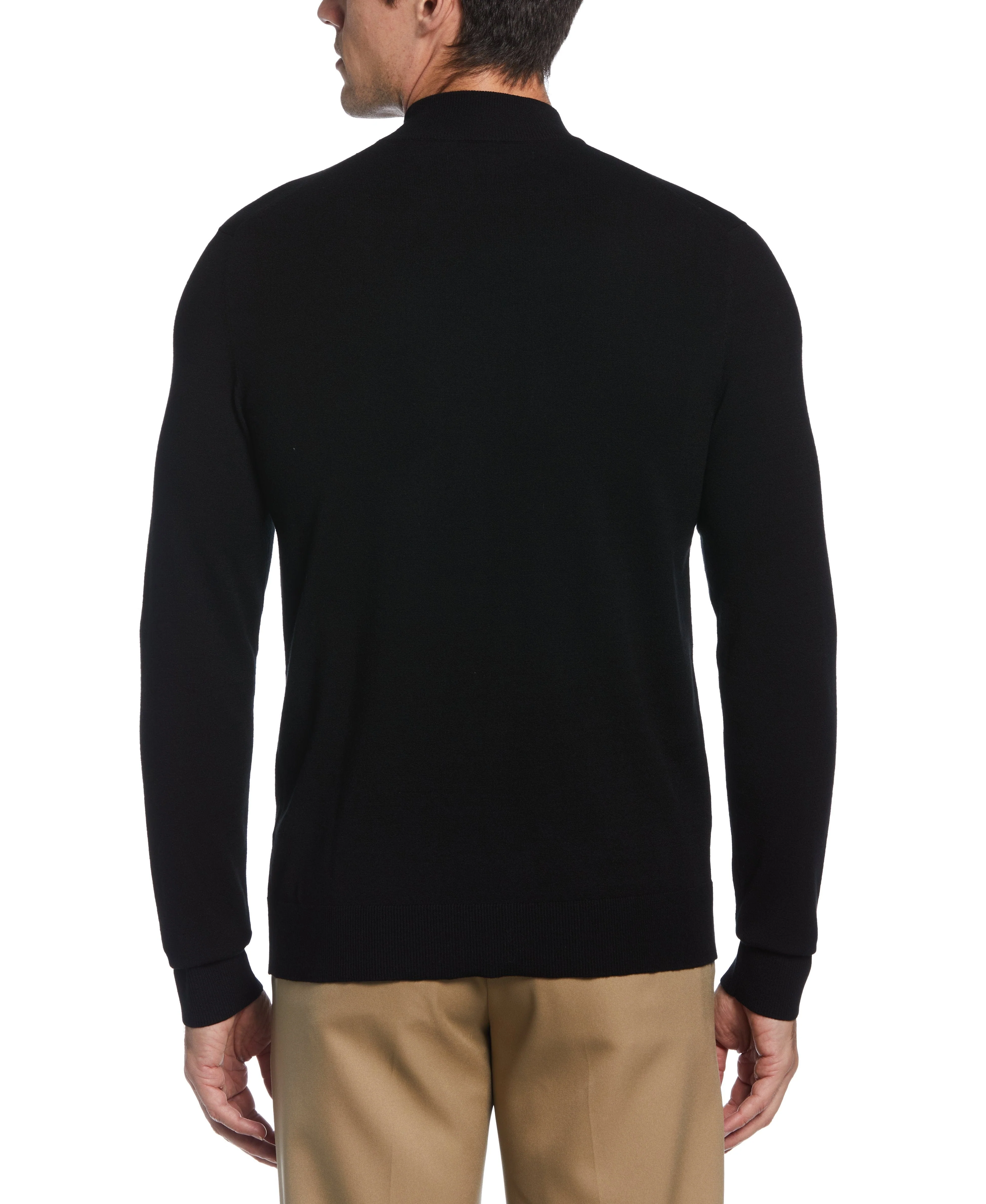 Tech Knit Mock Neck Pullover Sweater