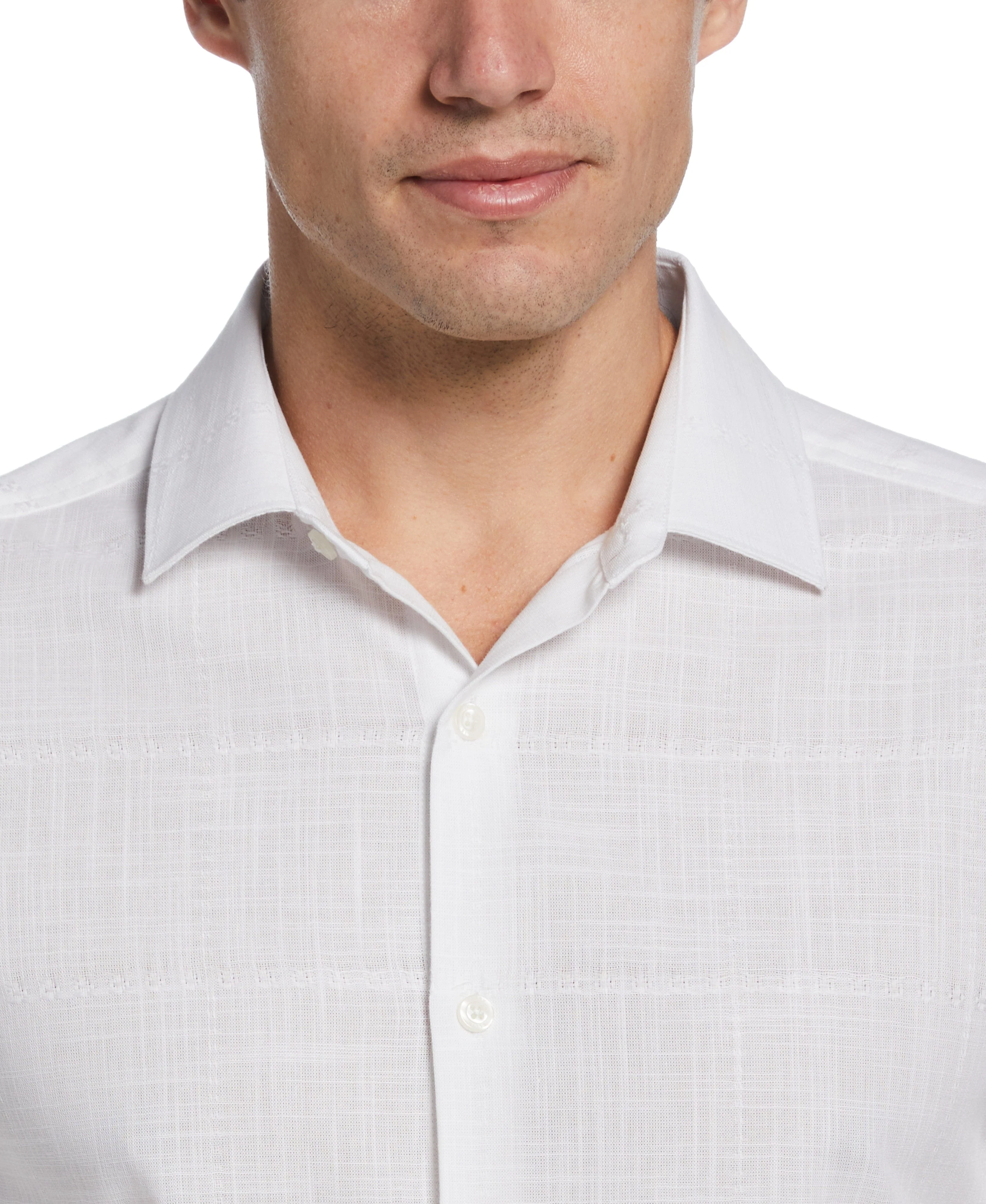 Cotton Slub Plaid Shirt